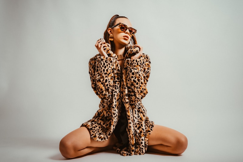 Relaxed fashionable pose