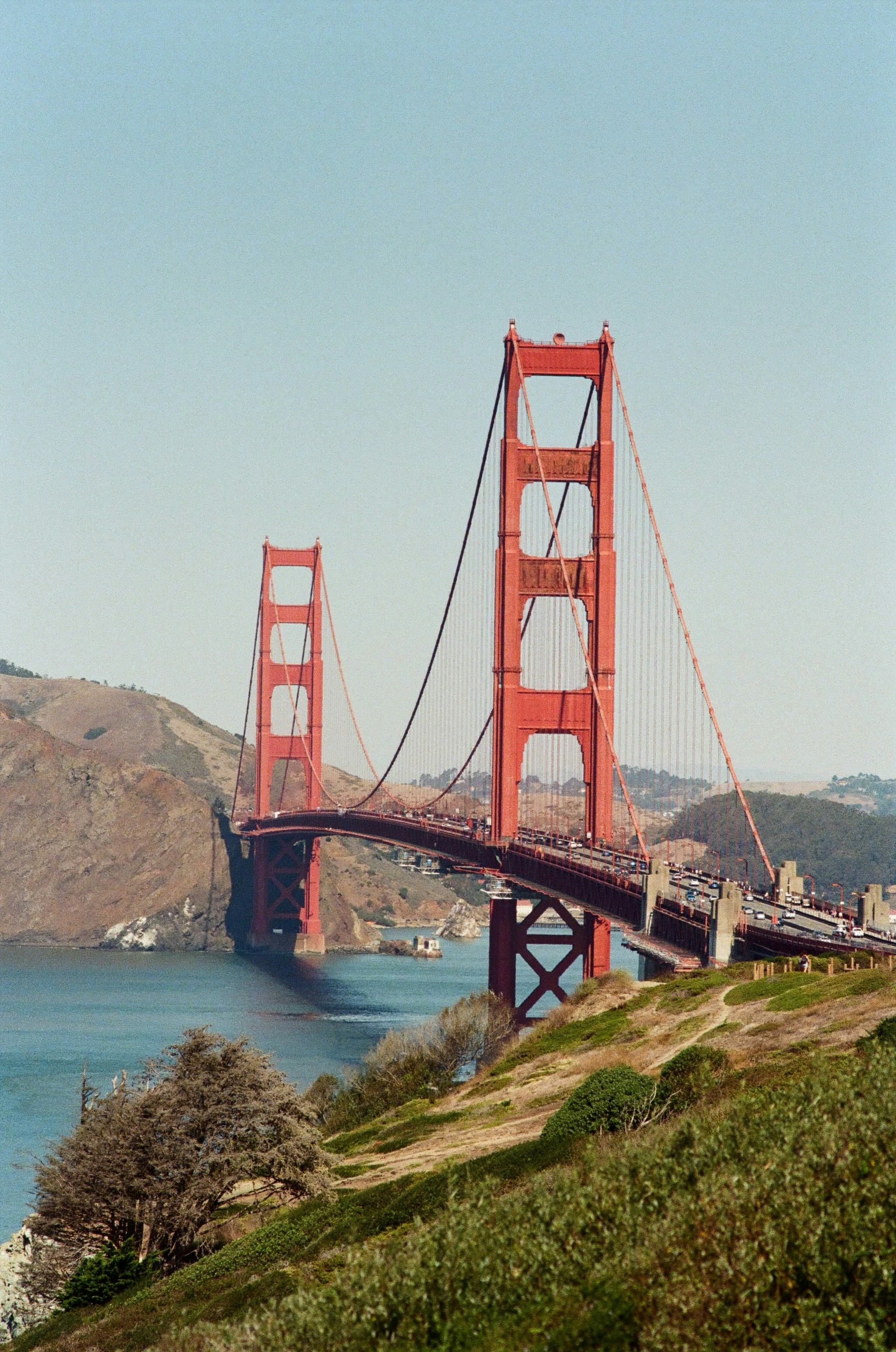 A view of the golden gate bridge in san francisco