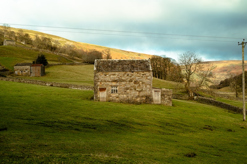 Hillside cottage above Burnsall, Wharfedale