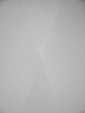 A black and white photo of a triangle