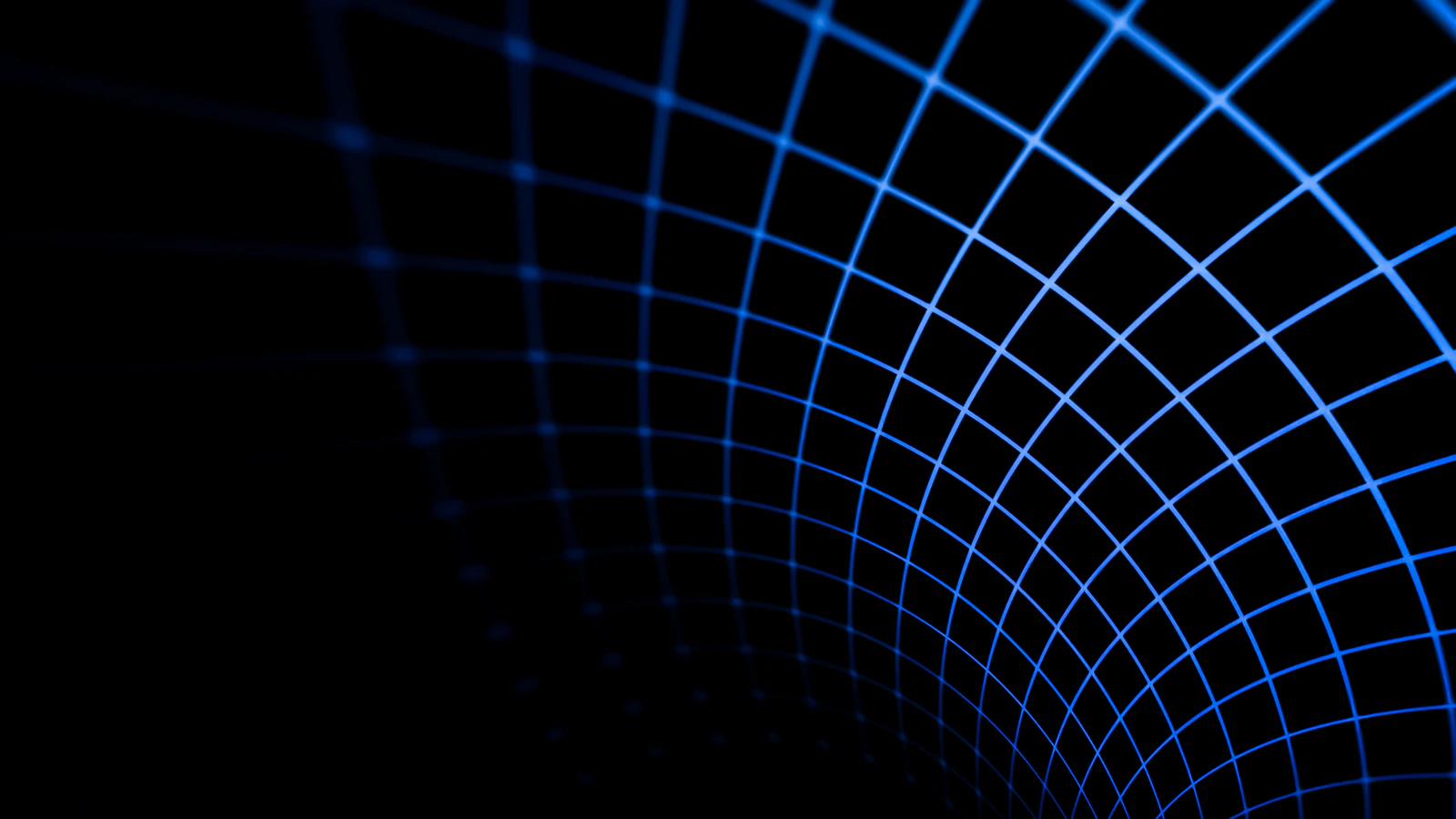 Abstract dark blue dots and lines representing a digital network