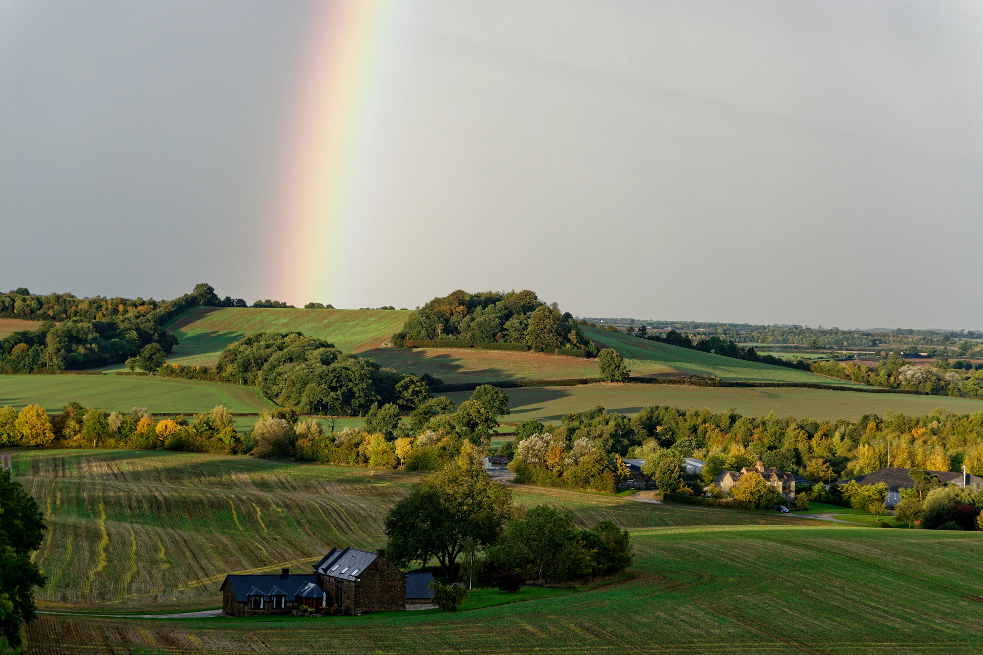 Britain · light across the countryside