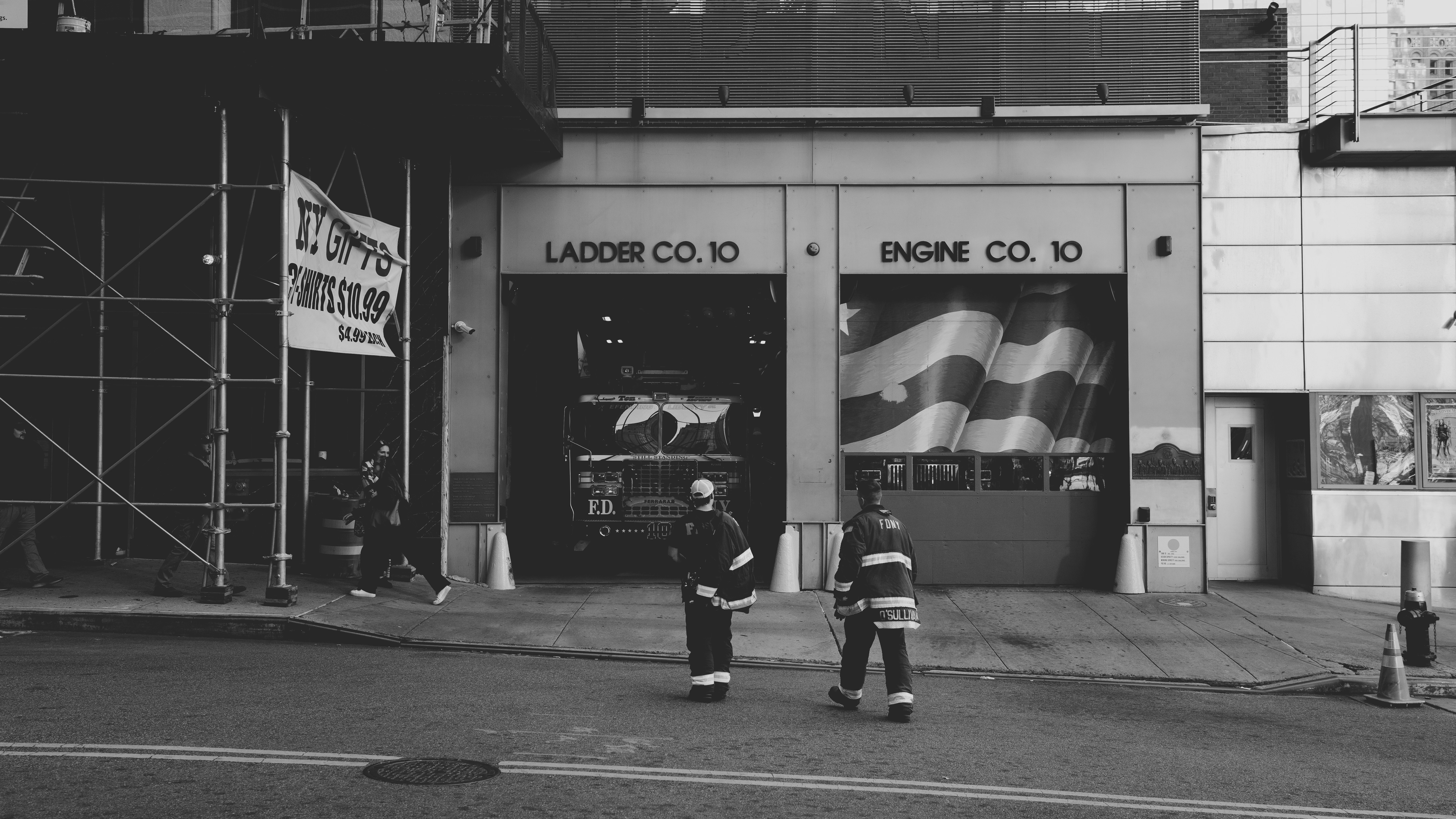 Firefighters in New York
