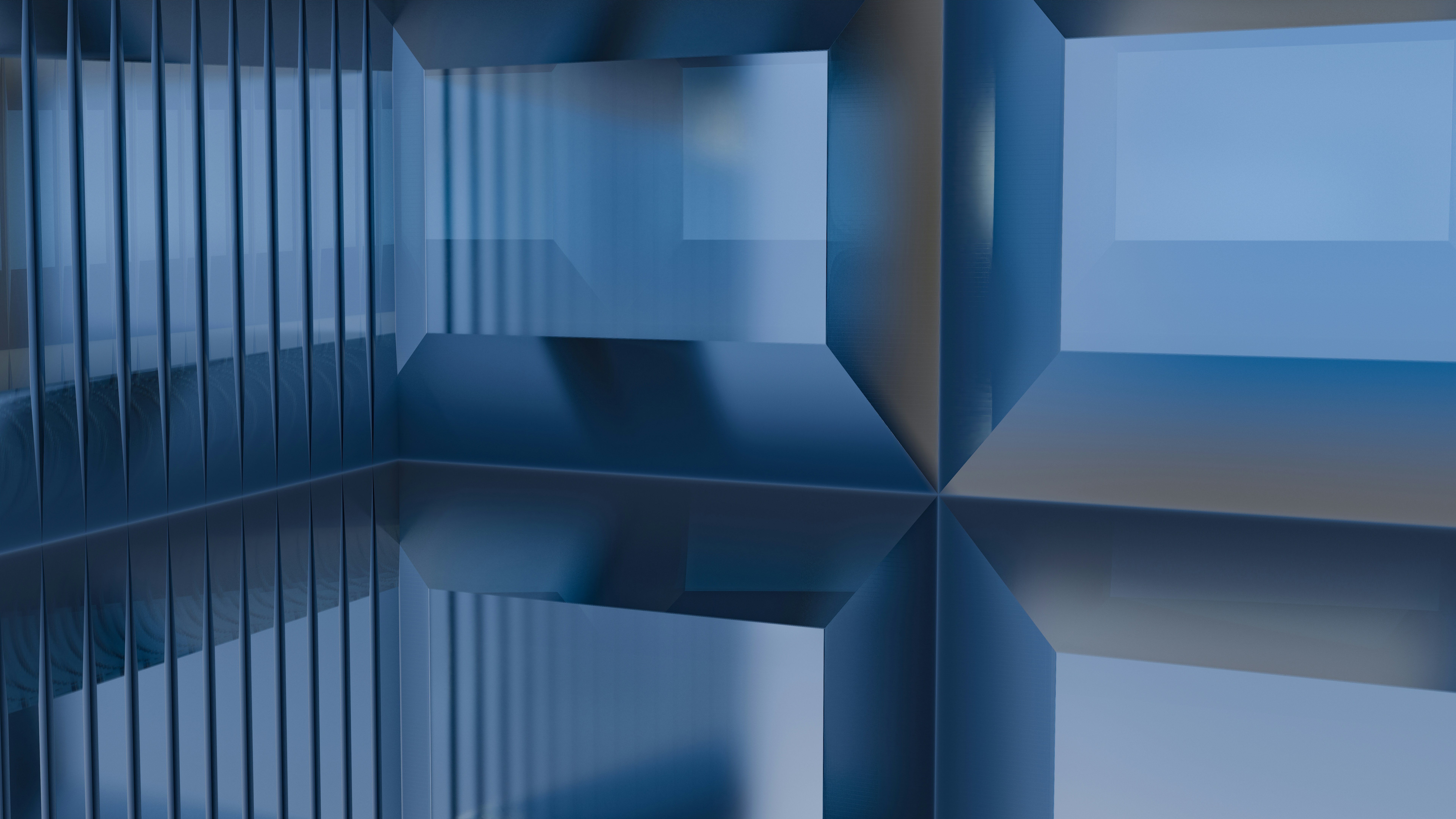 A blurry photo of a building with a sky in the background