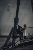 A close up of a bike with a handlebar