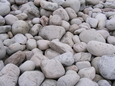 A pile of rocks sitting next to each other