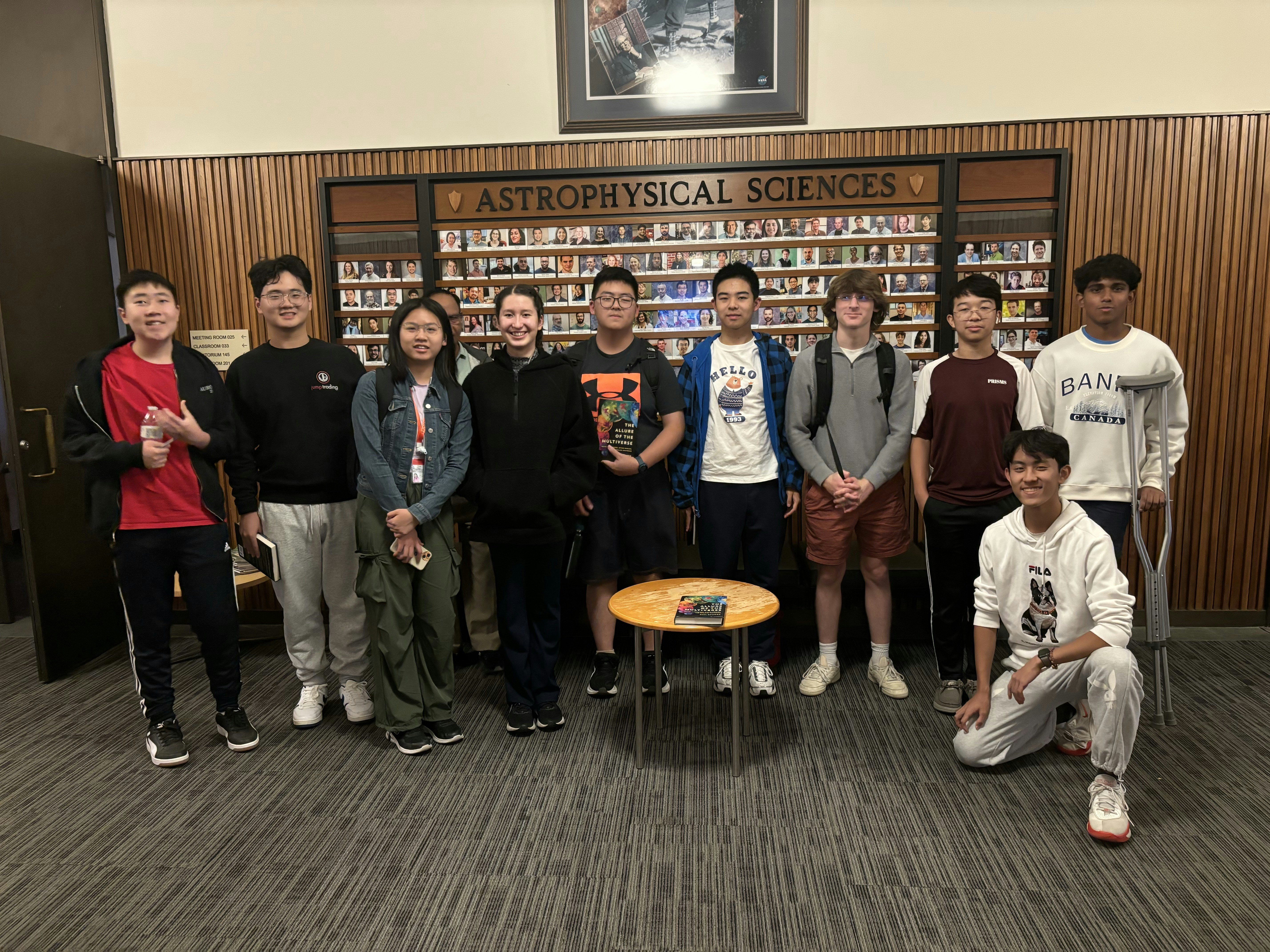 Trip to Princeton and listen to lecture by Professor Paul Halpern