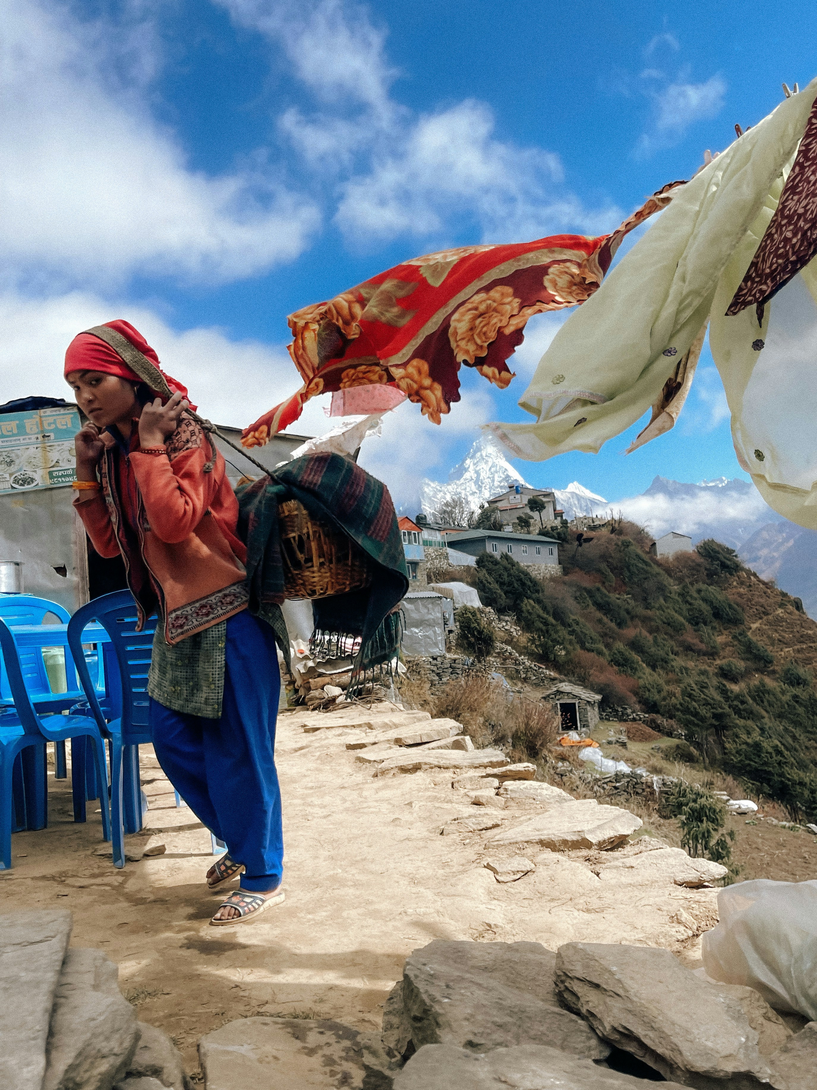Trek from Namche Bazaar to Lukla
