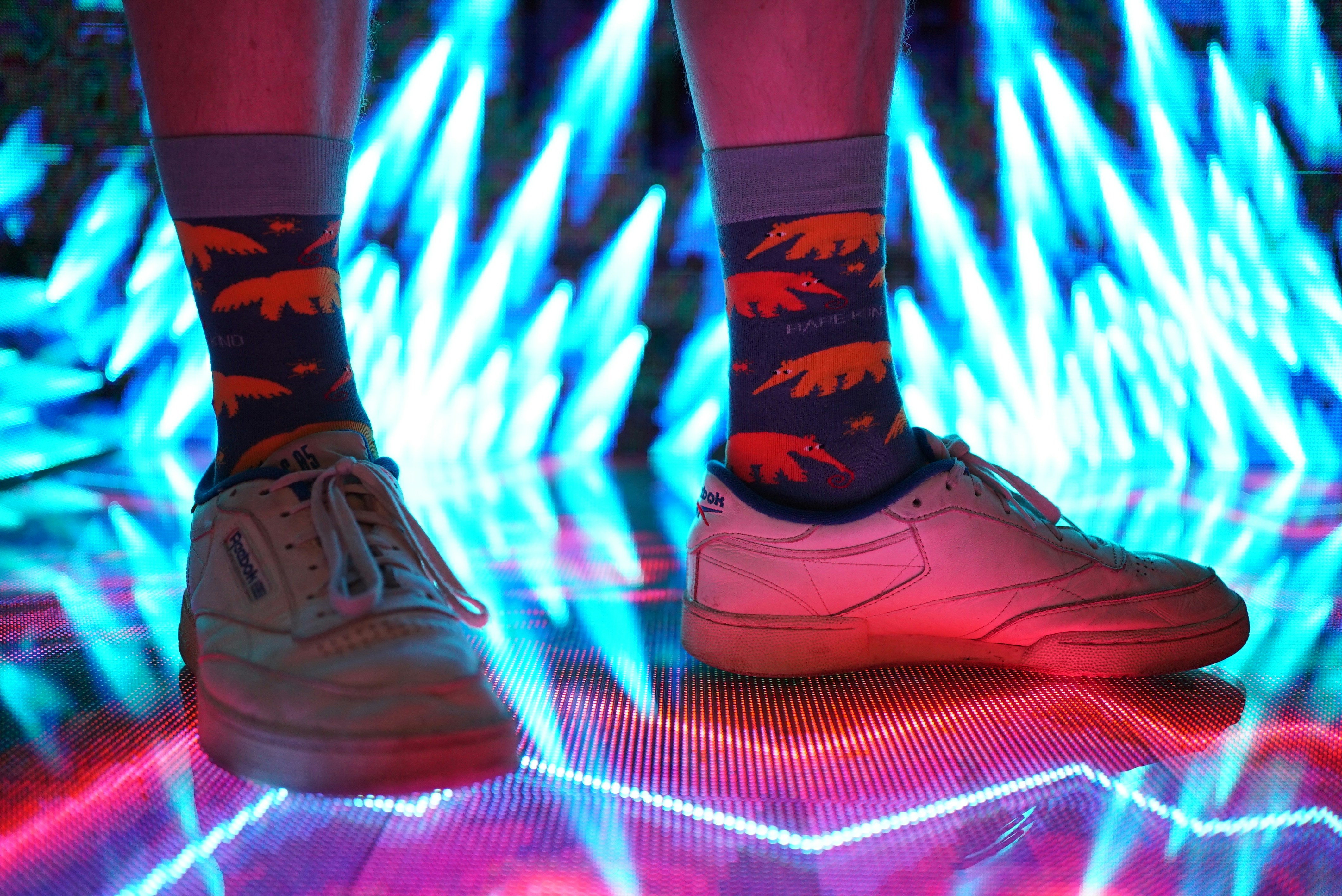 Space-inspired fashion model