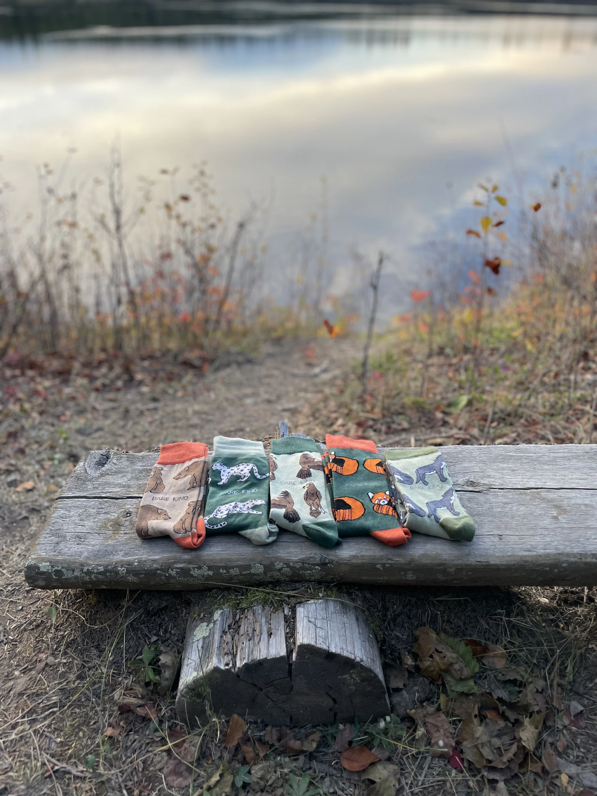 A wooden bench sitting next to a body of water