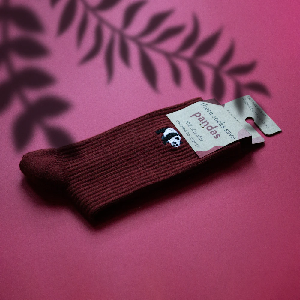 Sock branding reference for custom logo options
