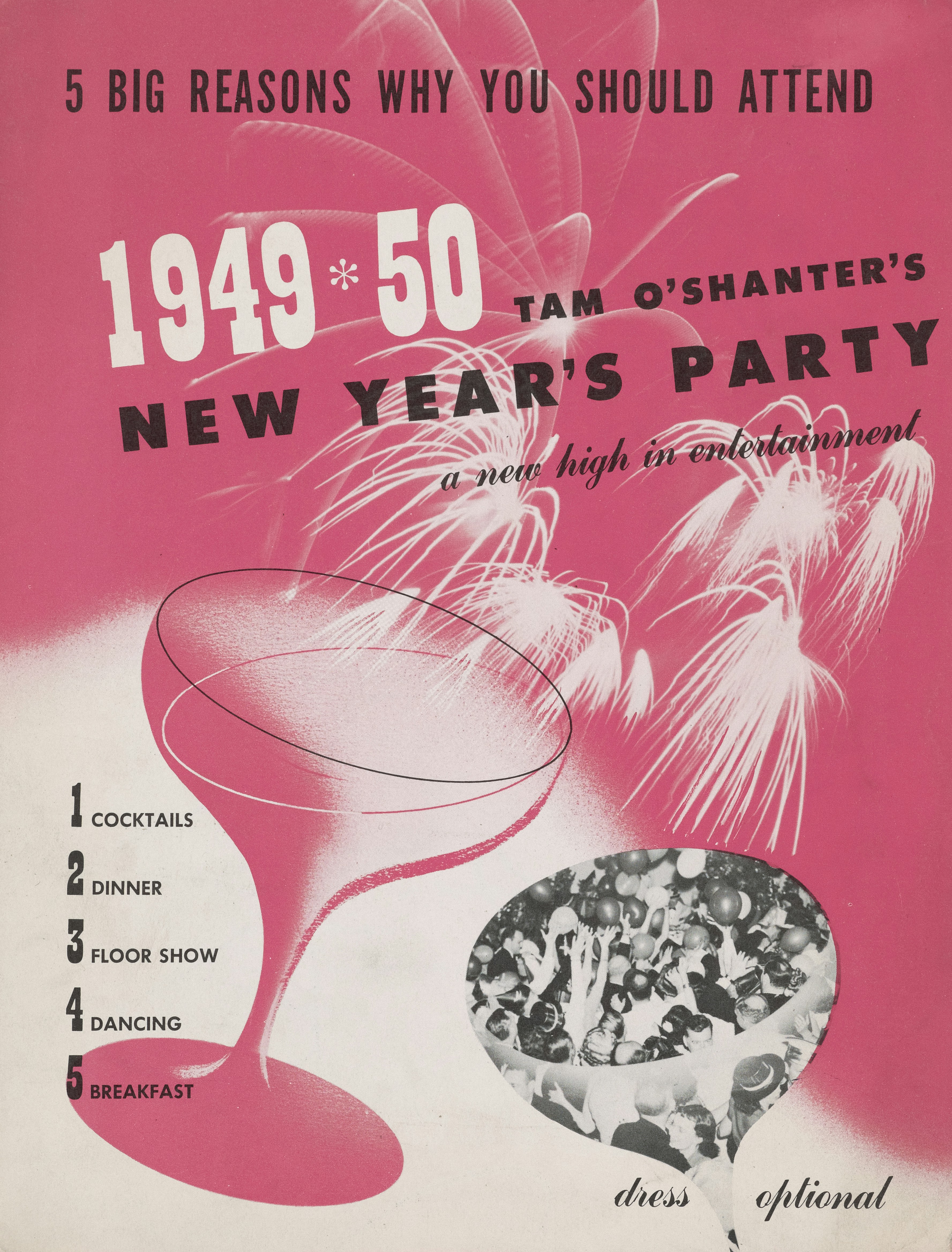 Event flyer on bulletin board