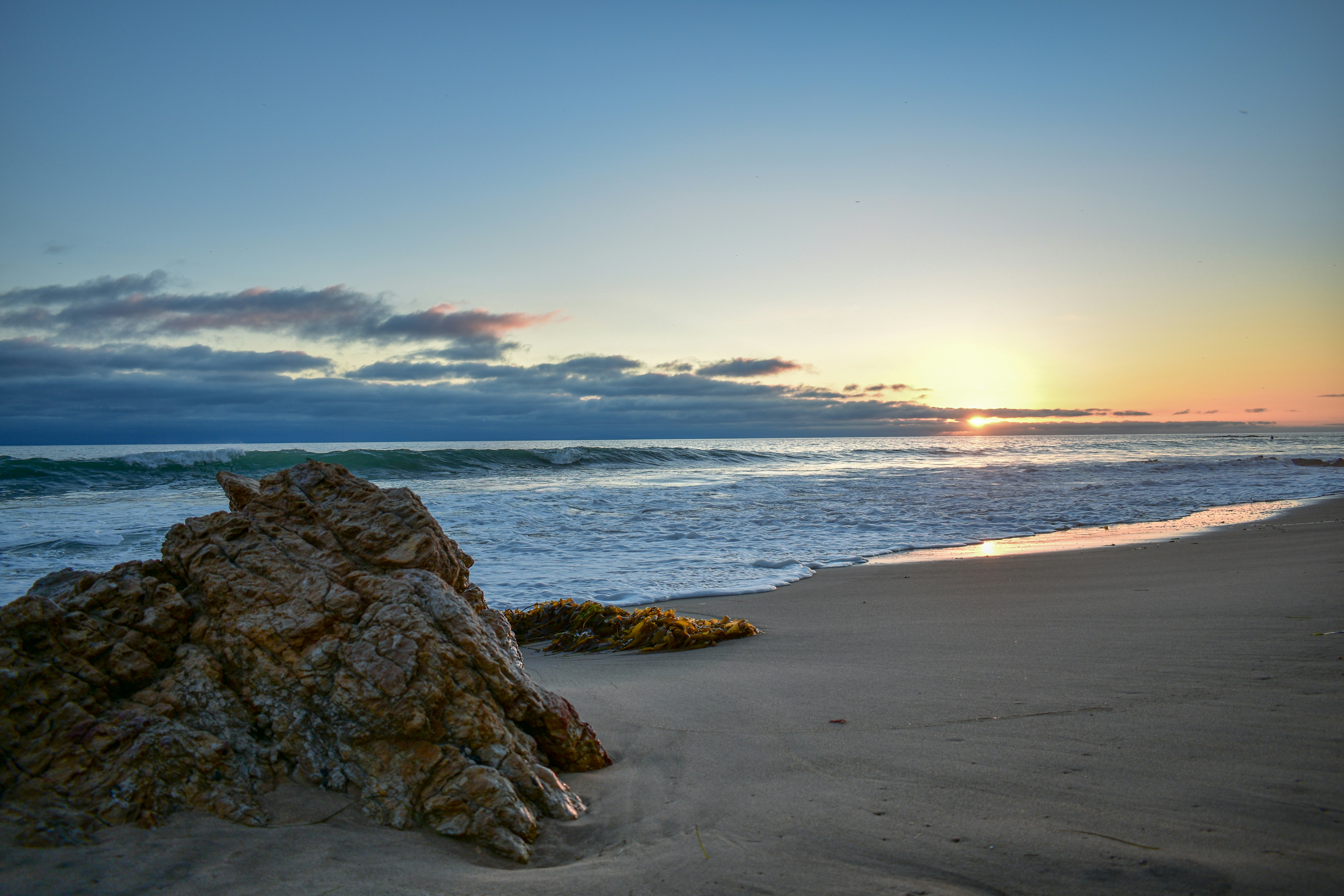 Practicing using leading lines to draw the viewers attention from the foreground seamlessly to the background