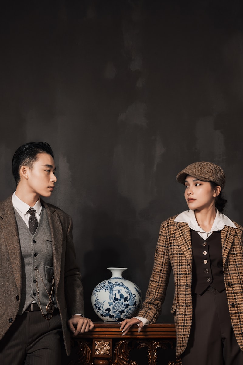 Fashion couple editorial