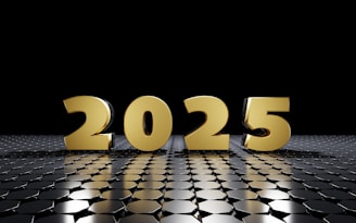 A black and gold background with the number 205