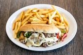 cheesesteak and fries, cheesesteak day, March 24