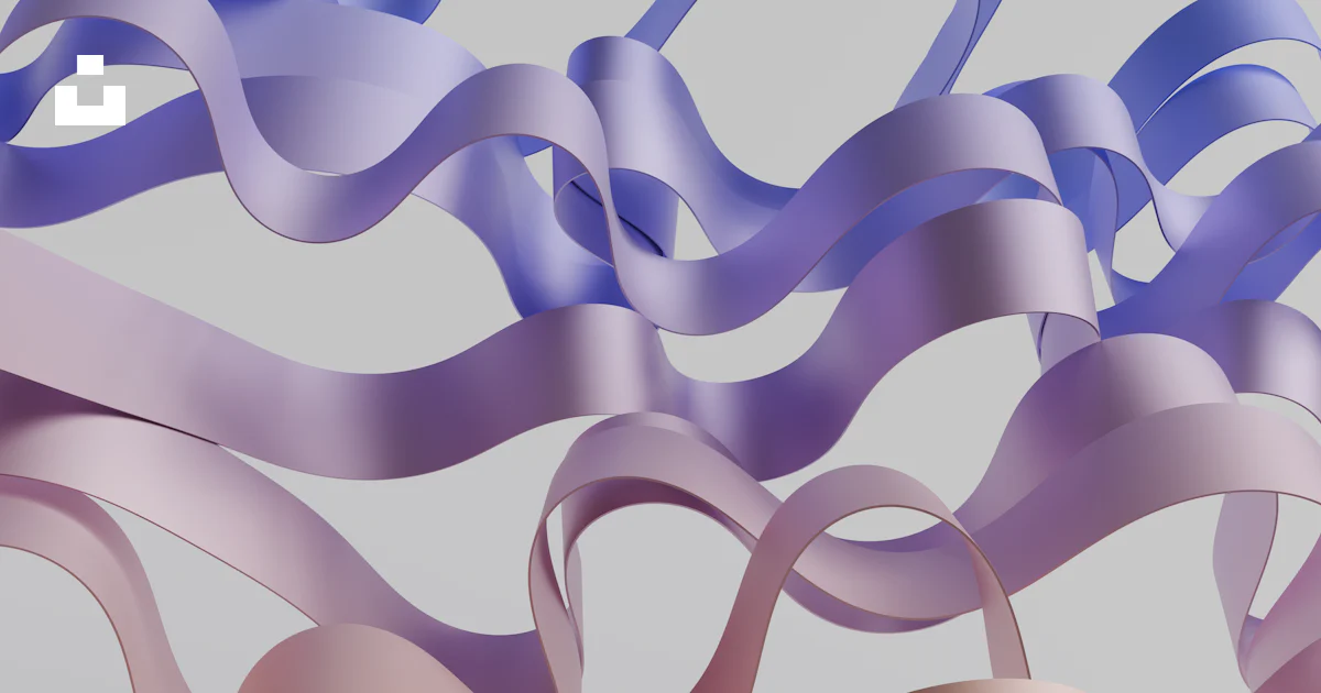 A bunch of ribbons that are flying in the air photo – Free Art Image on ...
