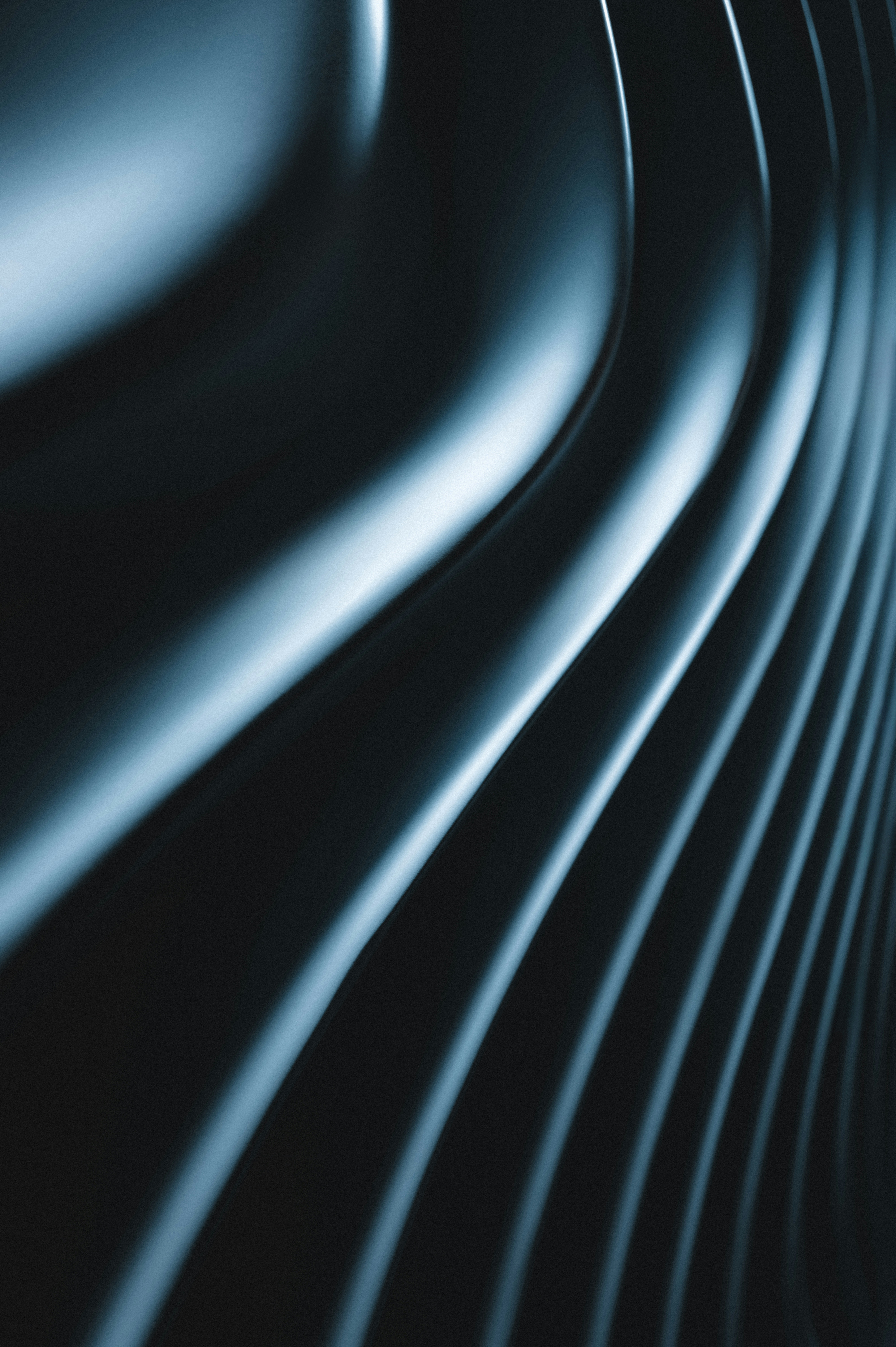 A black and white photo of wavy lines