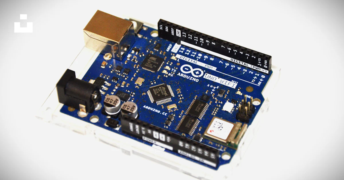 A close up of a blue electronic device photo – Free Electronics Image ...