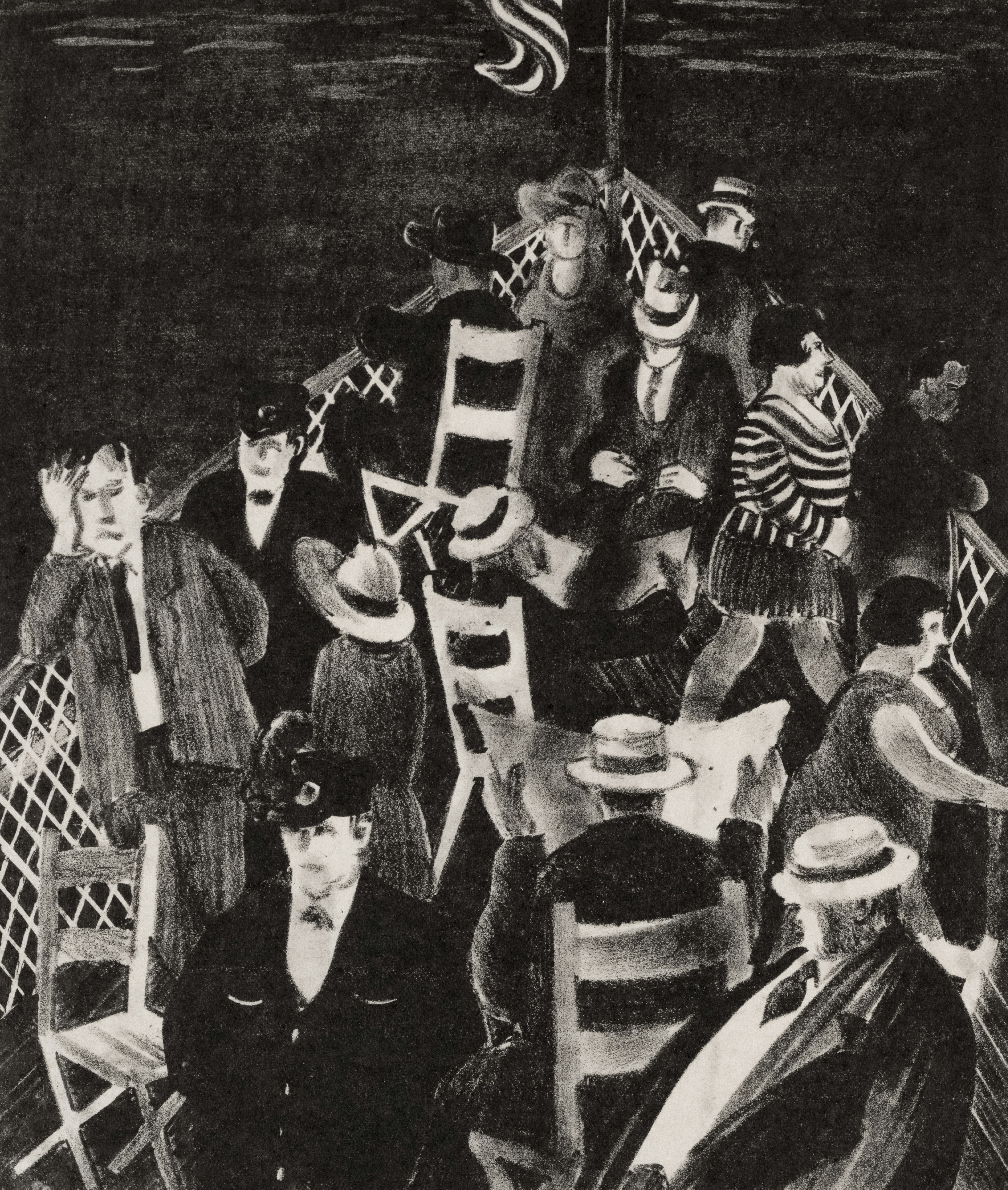 Illustration showing the diverse character ensemble in Eleceed