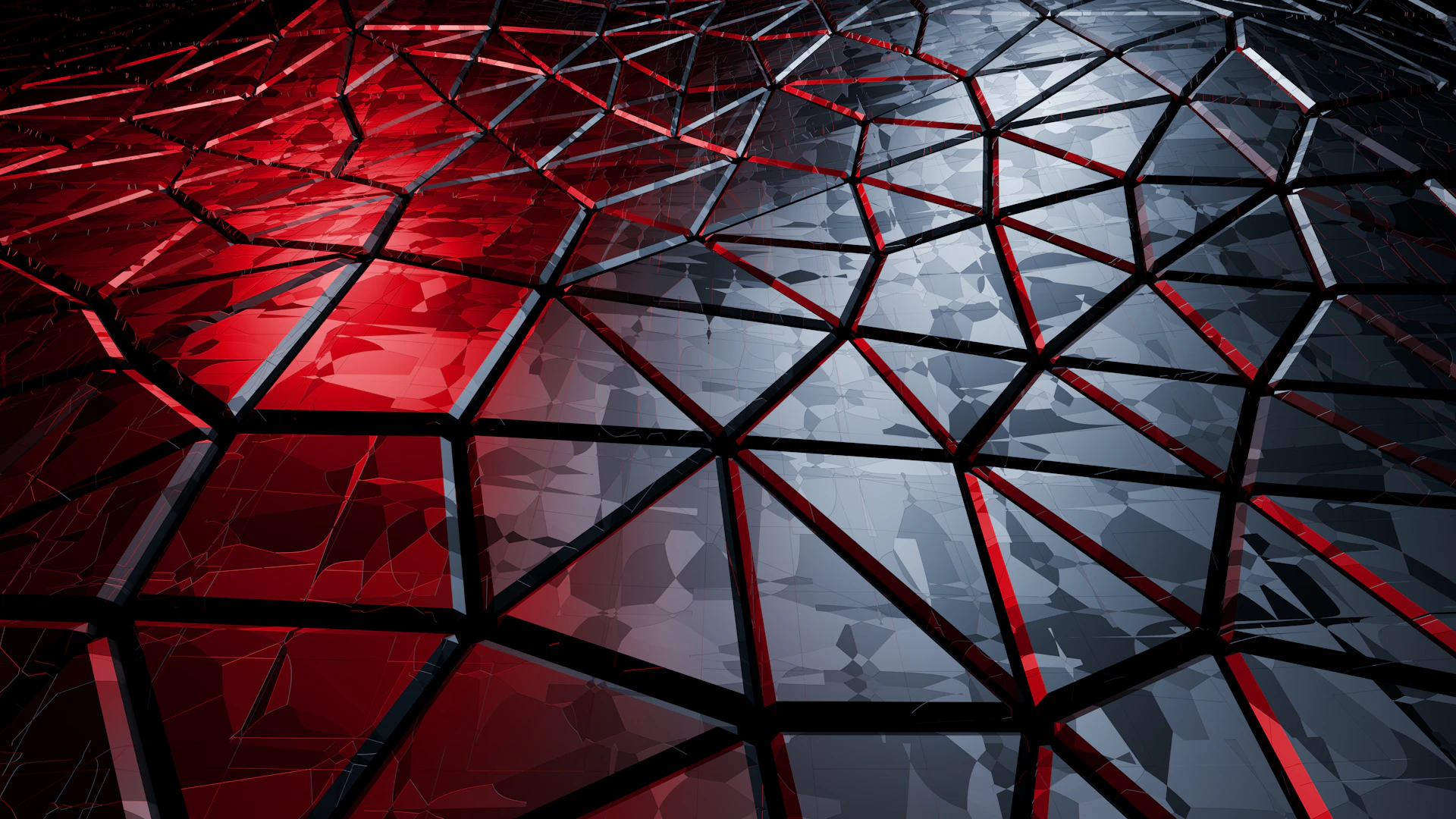 A close up of a red and black object