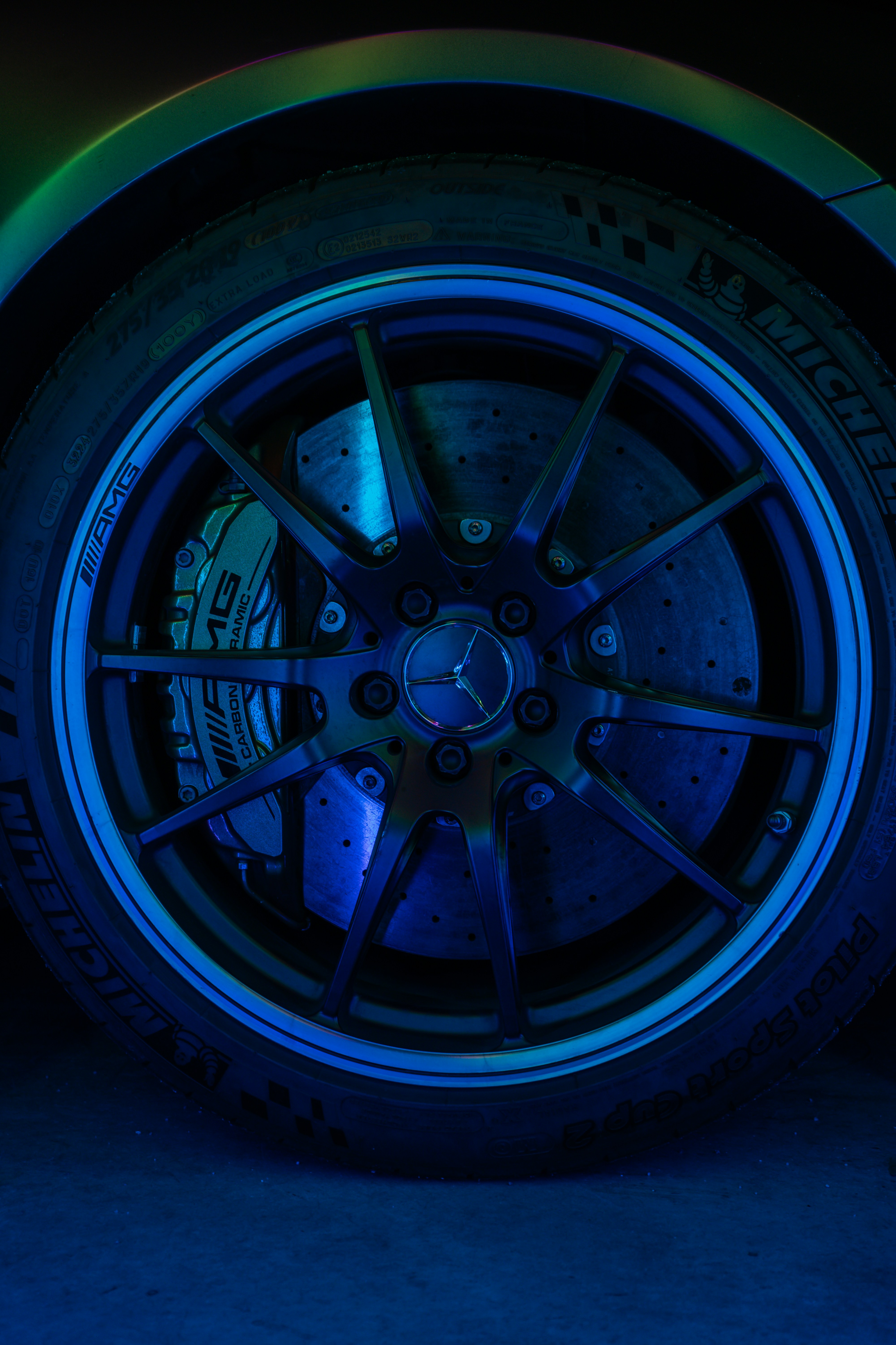 Corsa azul deportivo