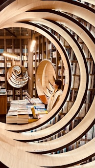 A library filled with lots of books and lots of books