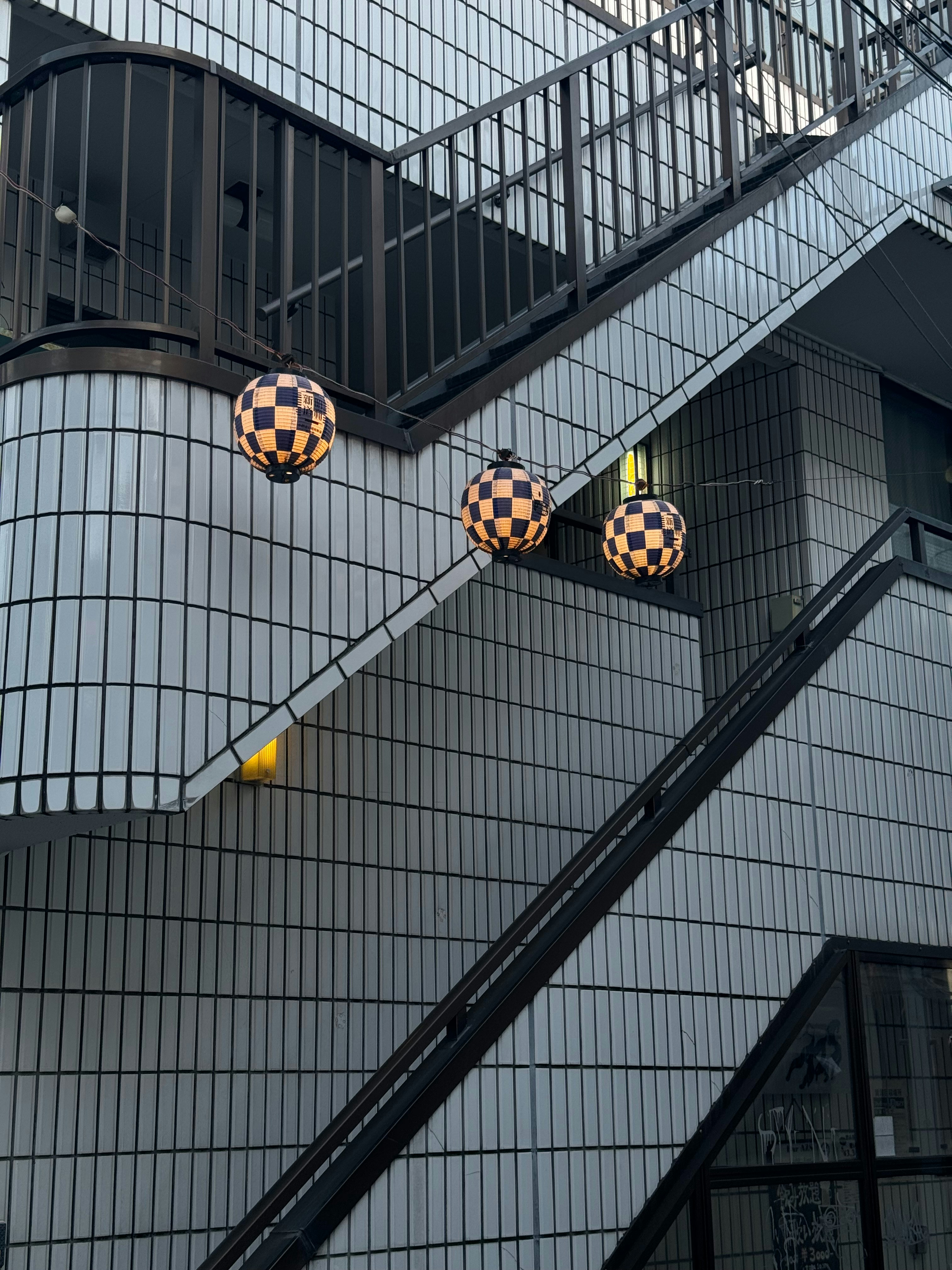 A set of stairs leading up to a building