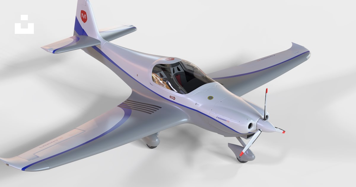 A model of a plane flying in the air photo – Free Flight model. Image ...