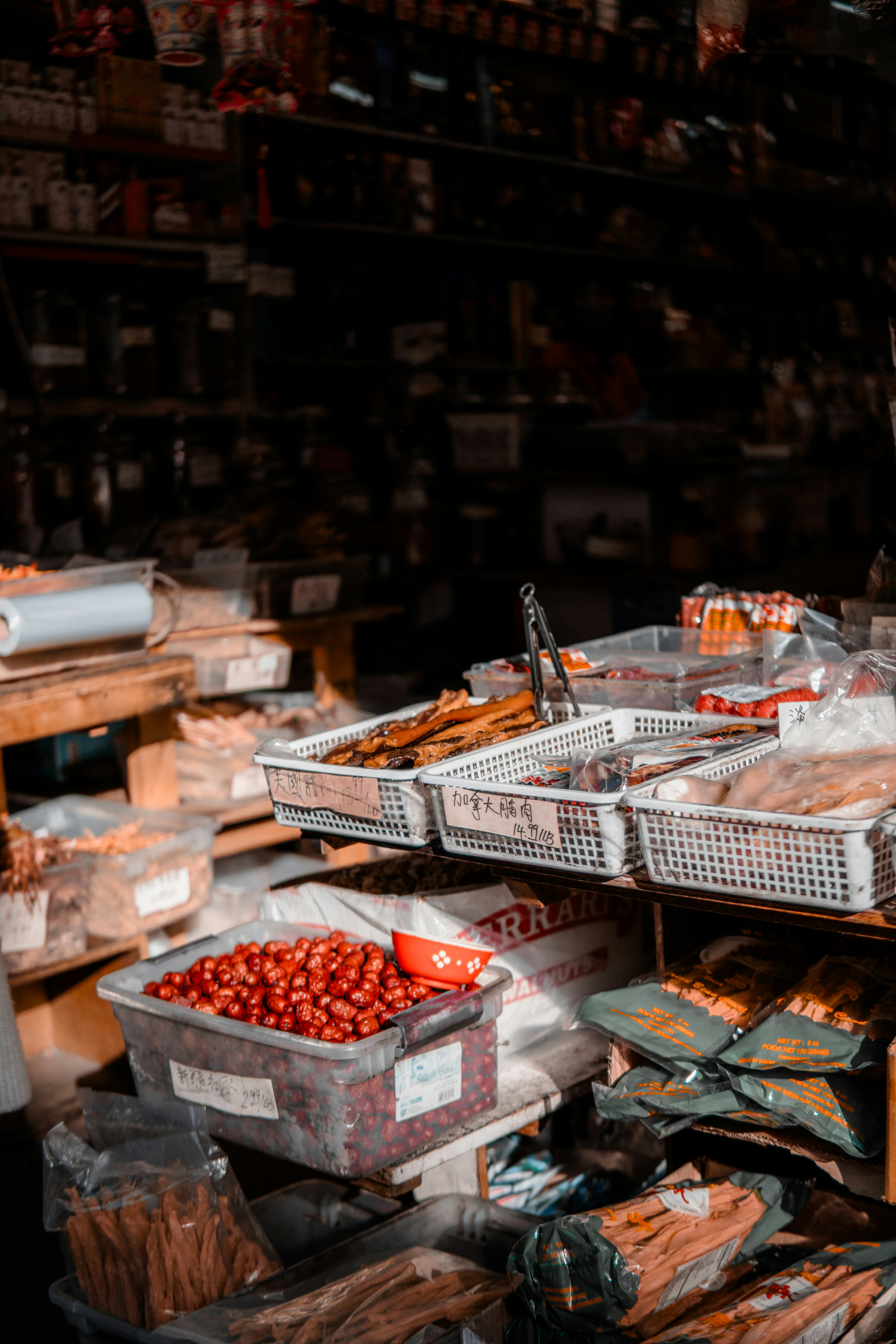 A store filled with lots of different types of food