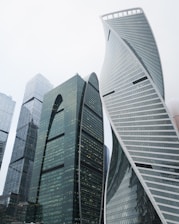 A large group of tall buildings in a city