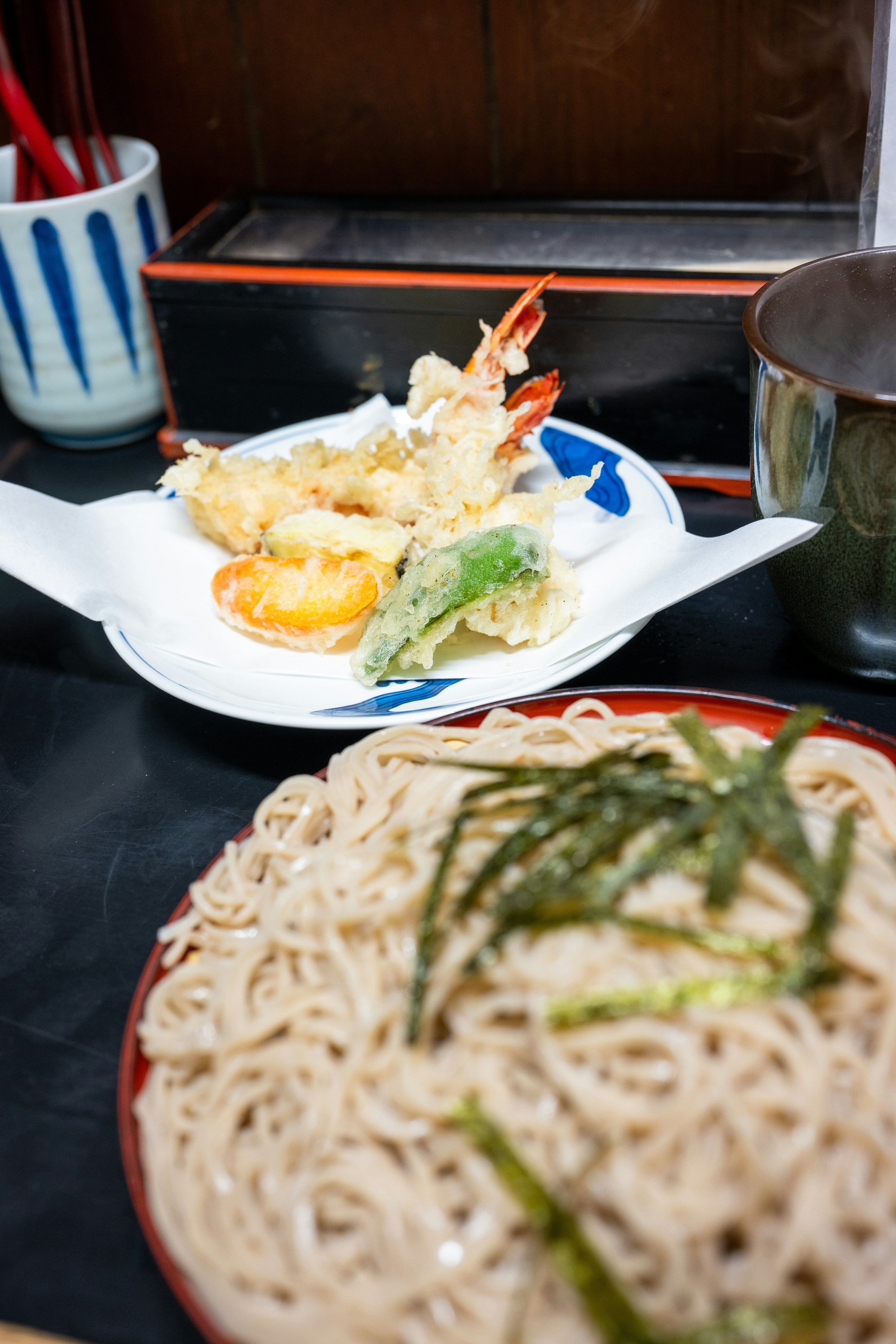 Crab shabu eating with locals