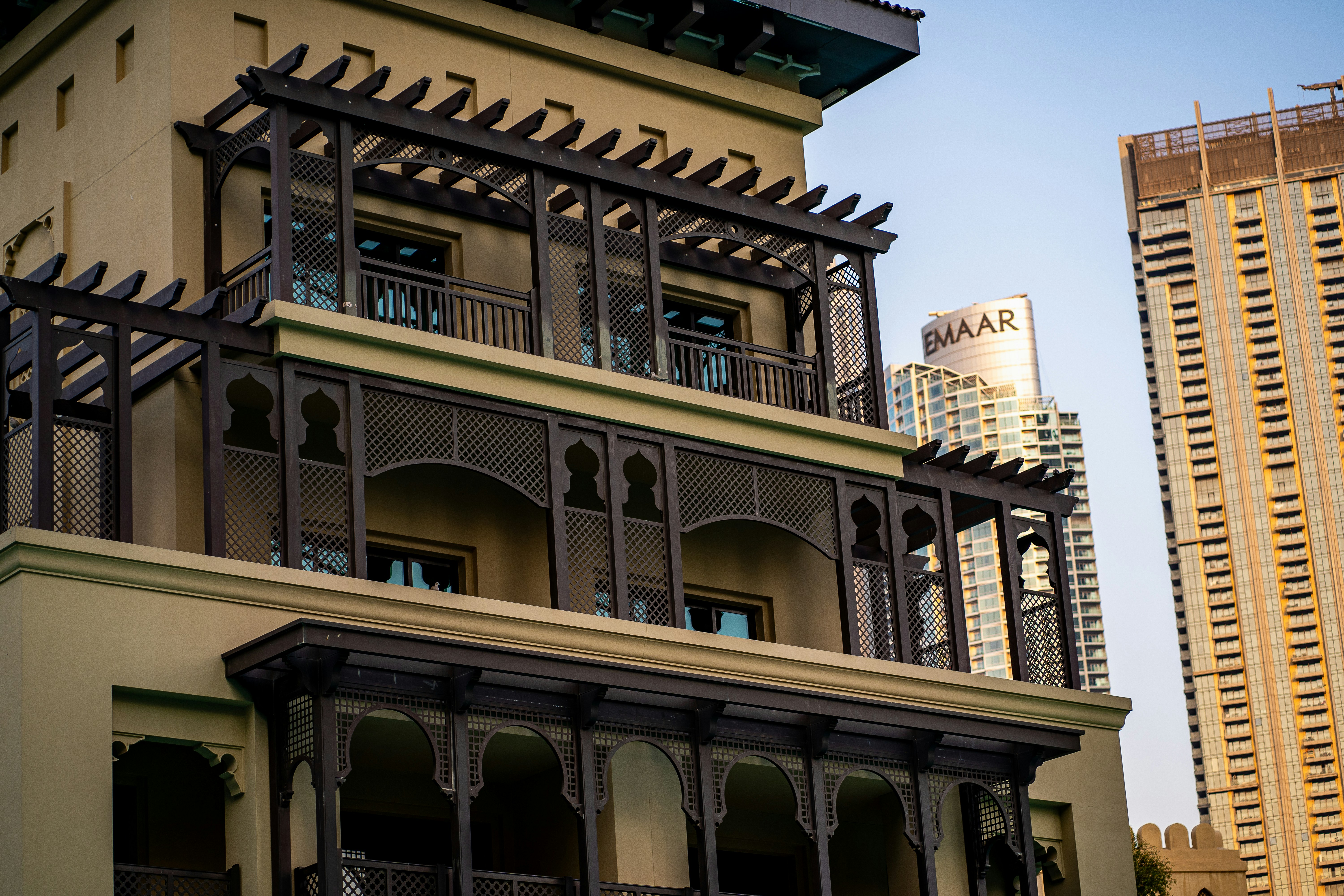A tall building with a clock on the top of it
