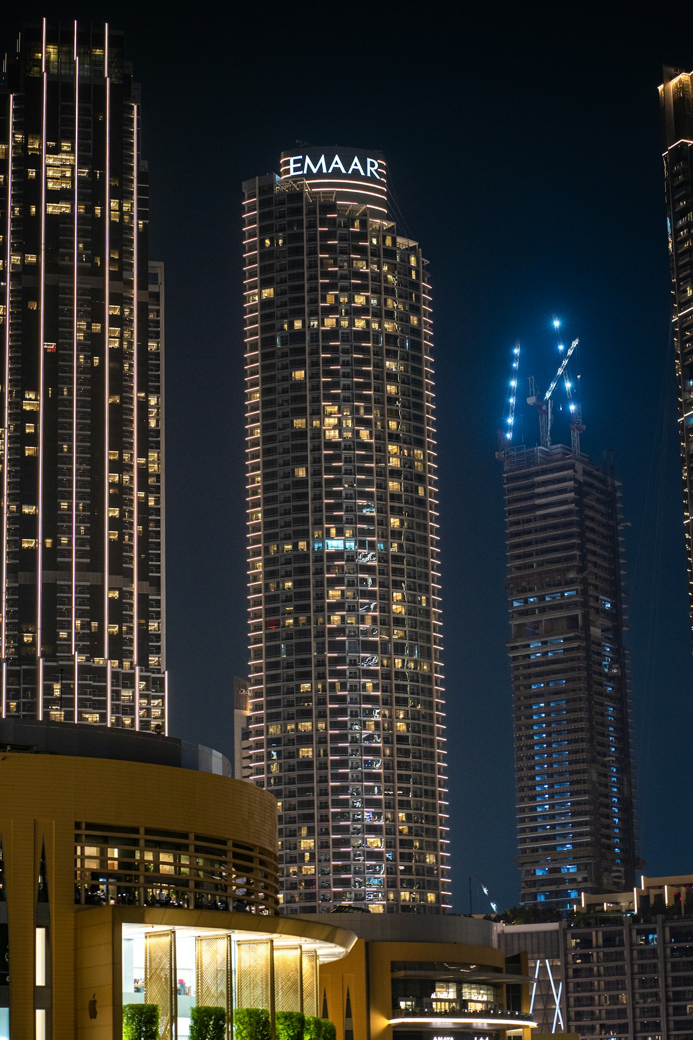 Iconic Burj Khalifa and Dubai skyline