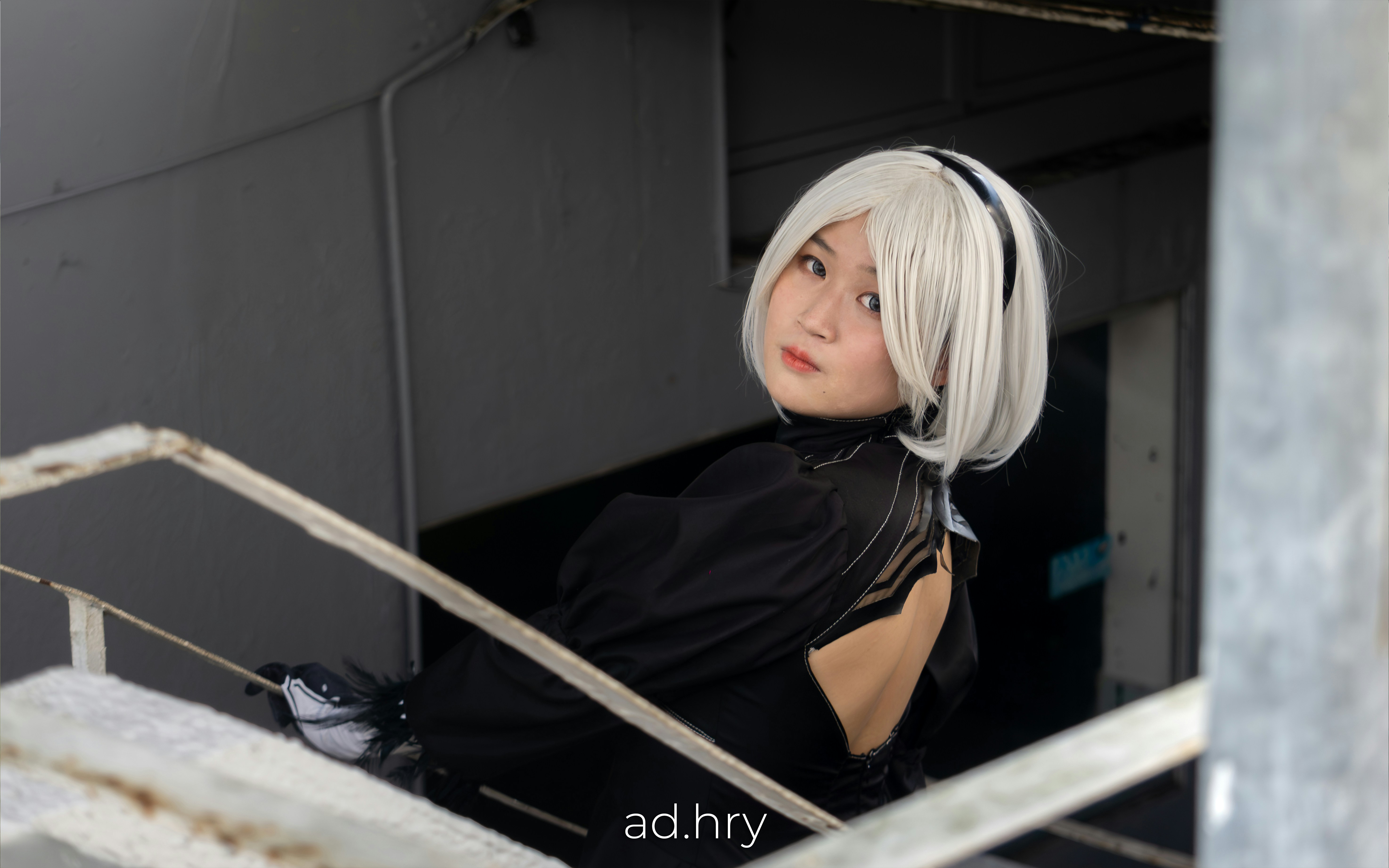 2B cosplay from nier automata