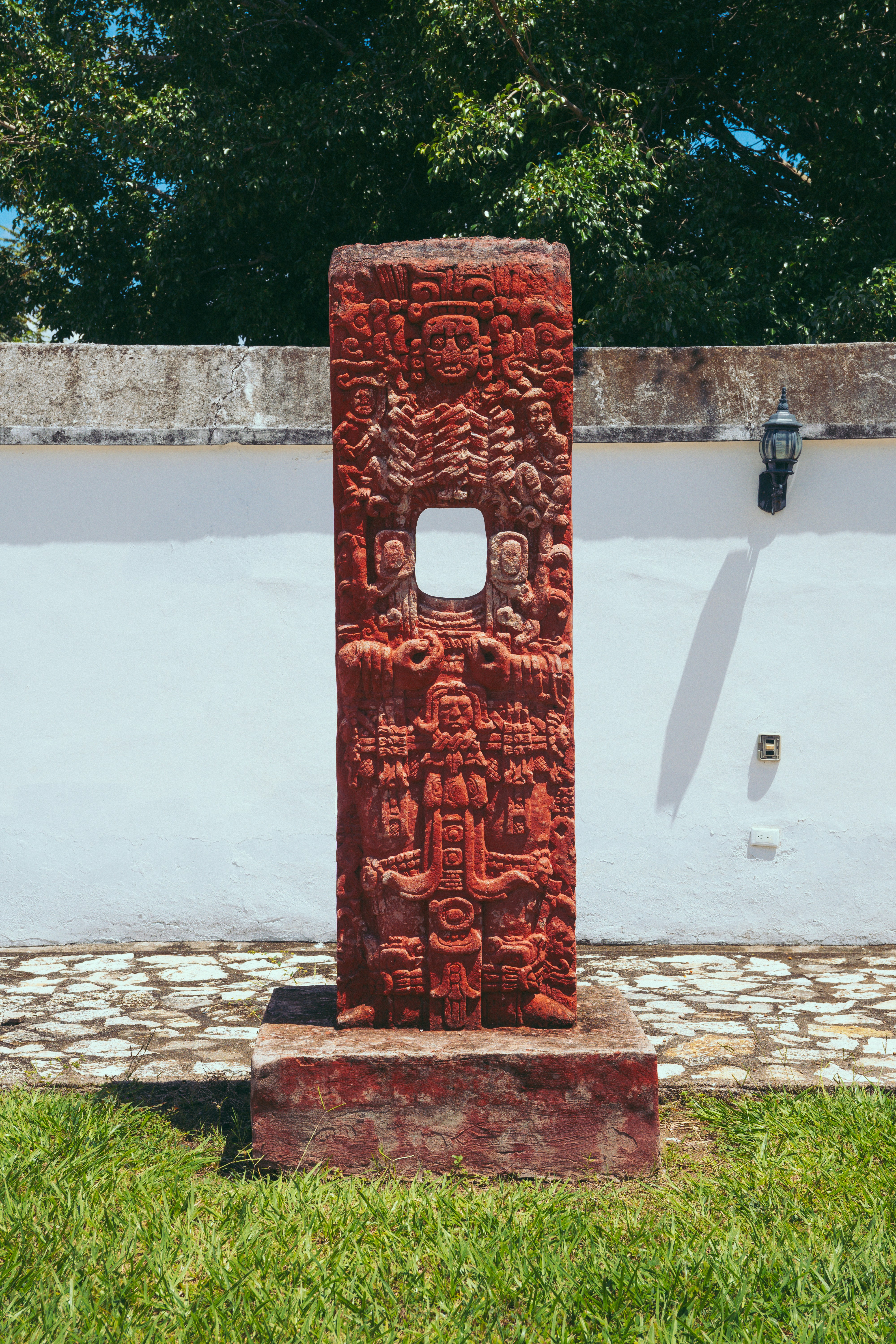 Aztec Calendar Stone with Day Signs