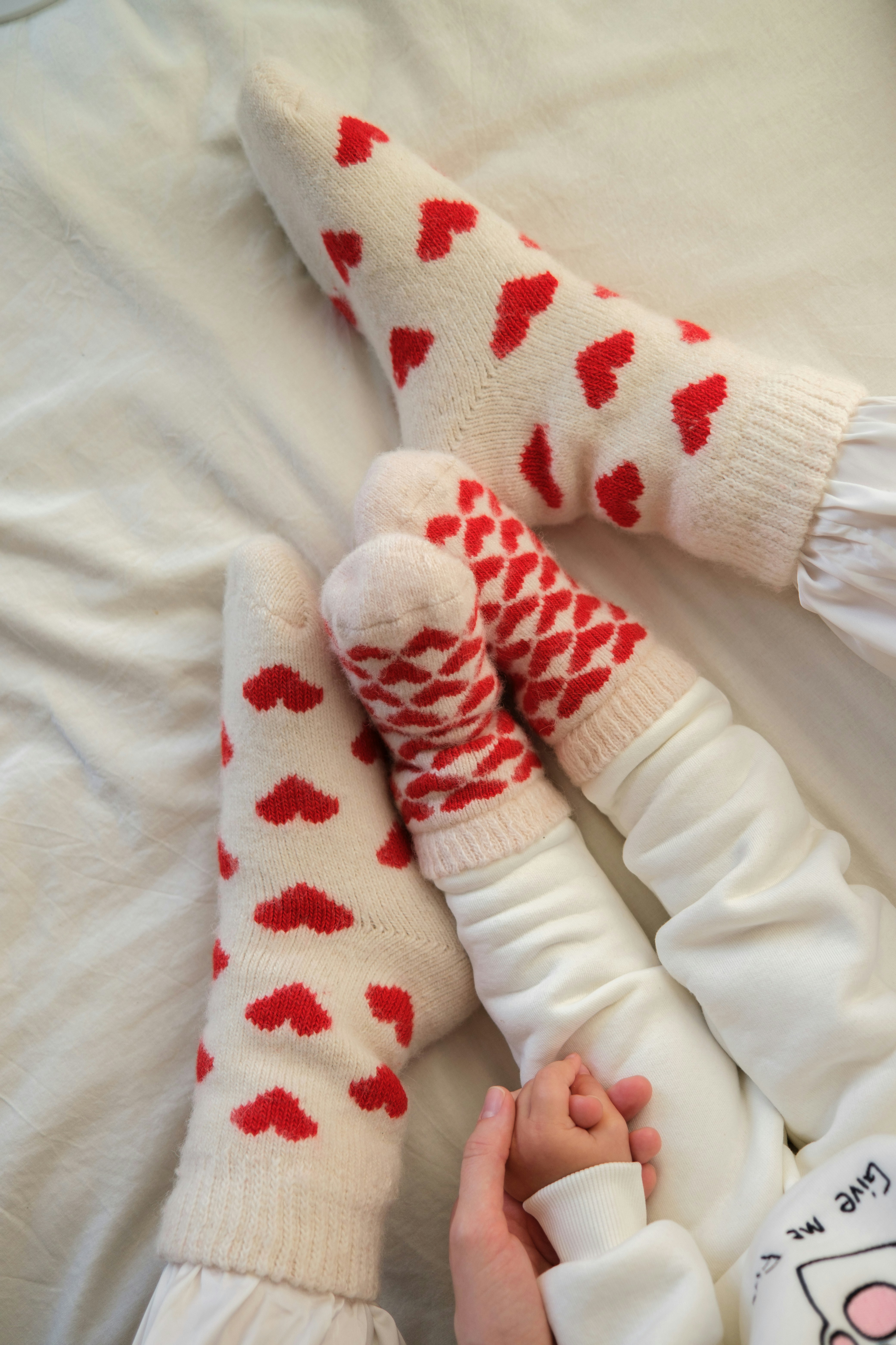 Tiny baby socks and booties
