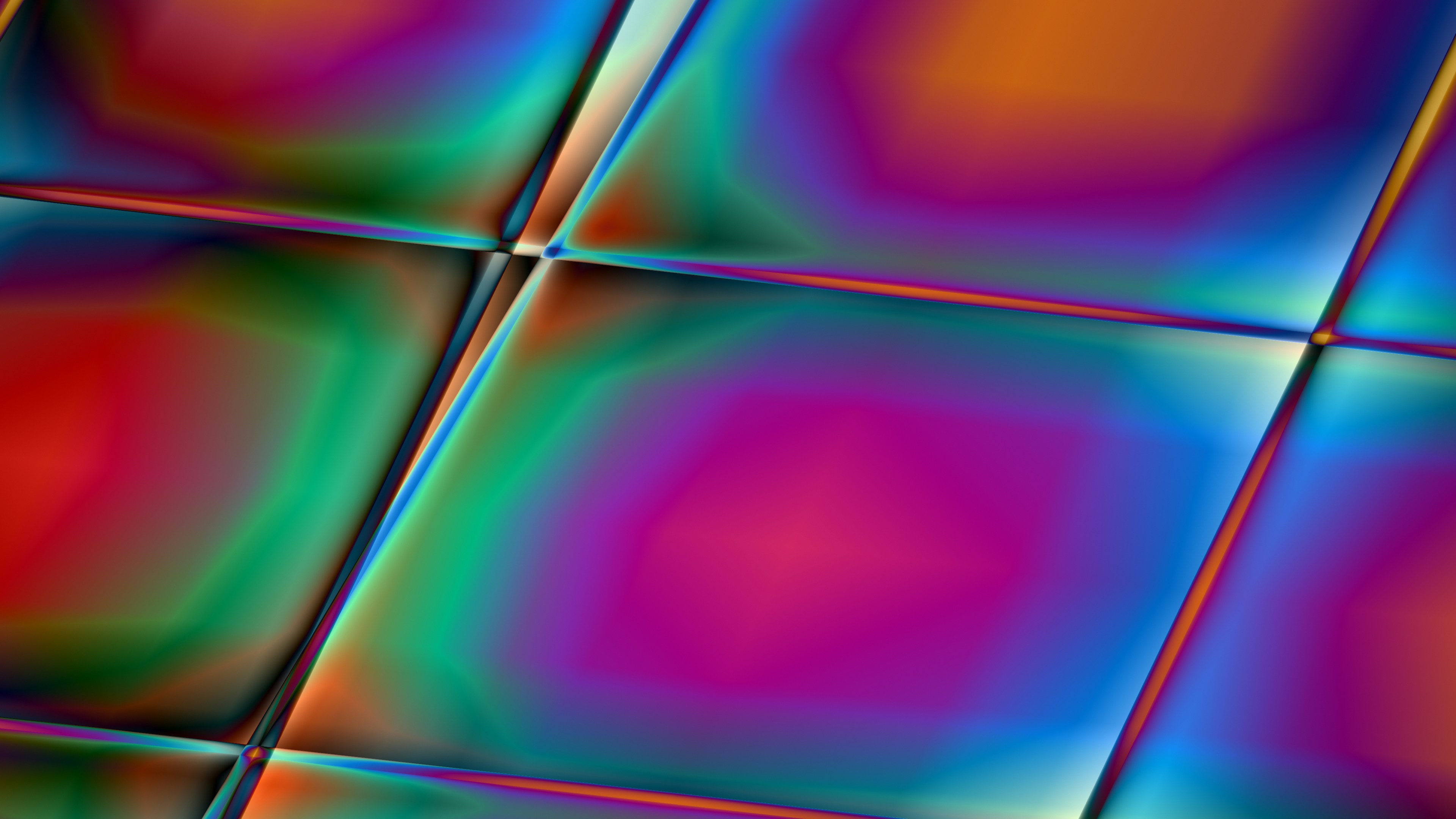 Una imagen multicolor de un patrón cuadrado