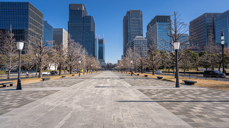 Modern Tokyo skyline