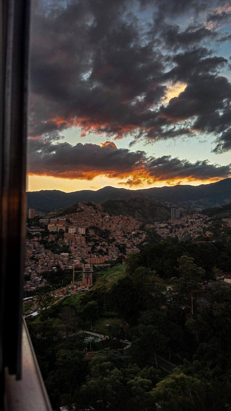 Atardecer en Medellín