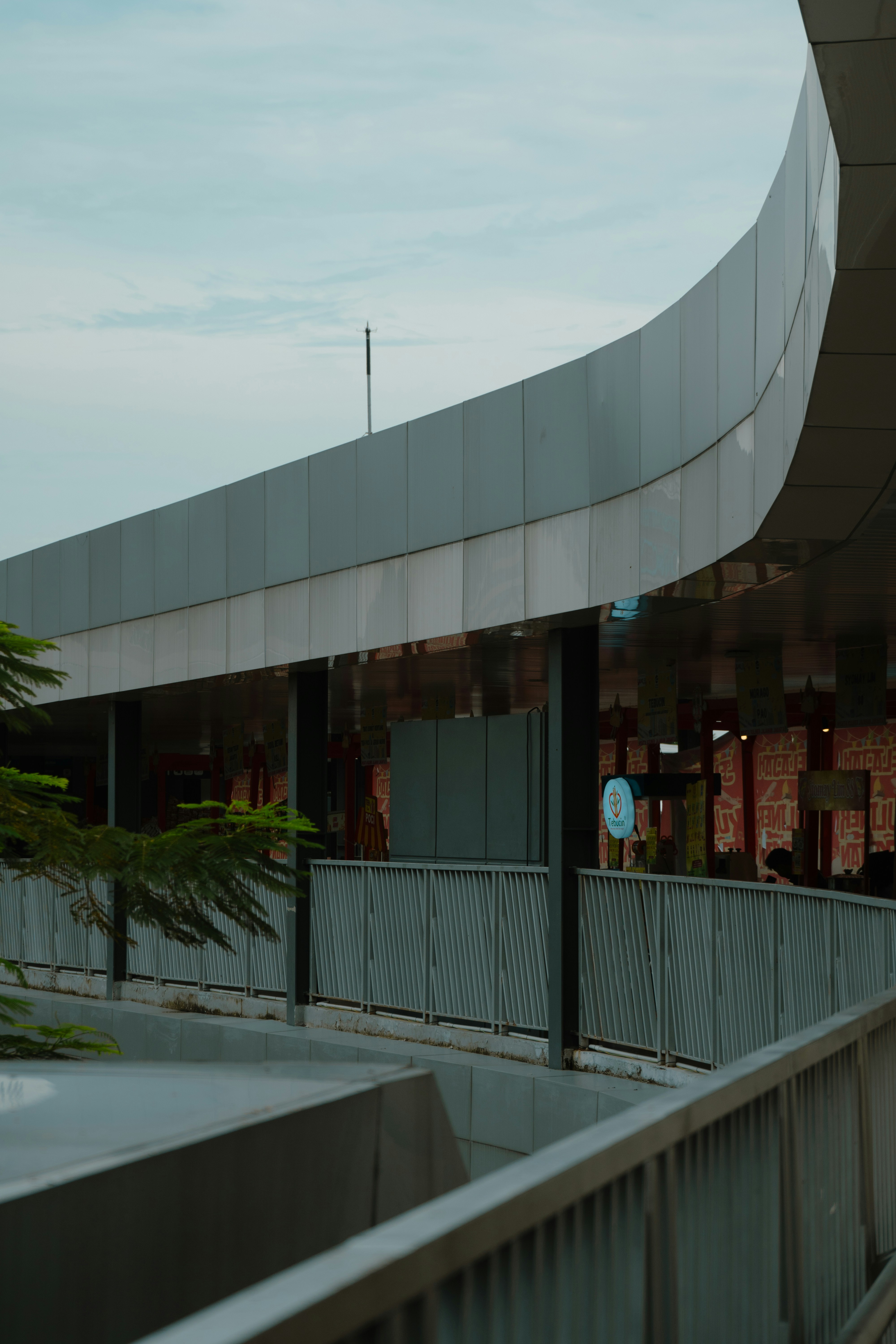 A large building with a clock on the side of it