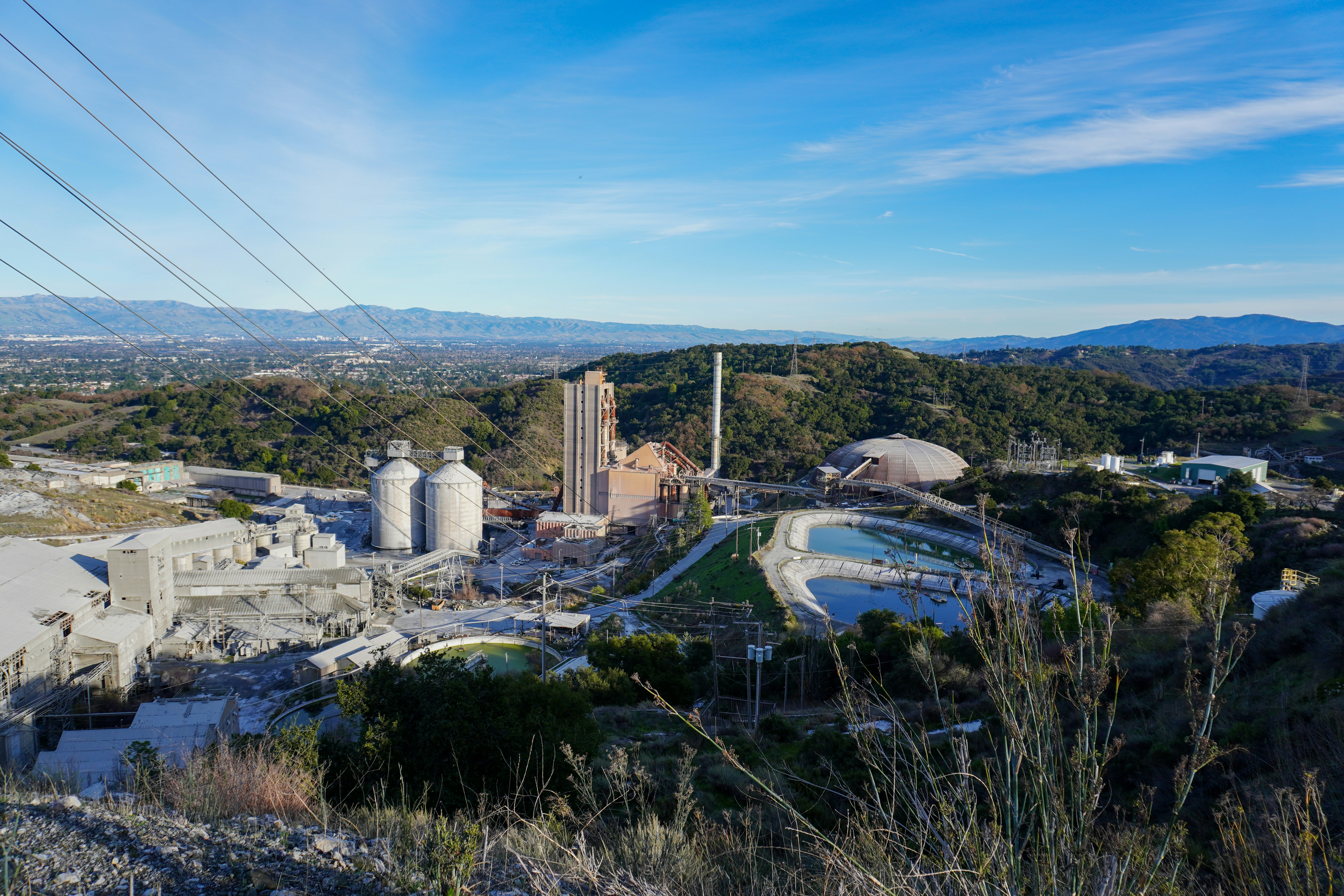 Cement factory industrial complex