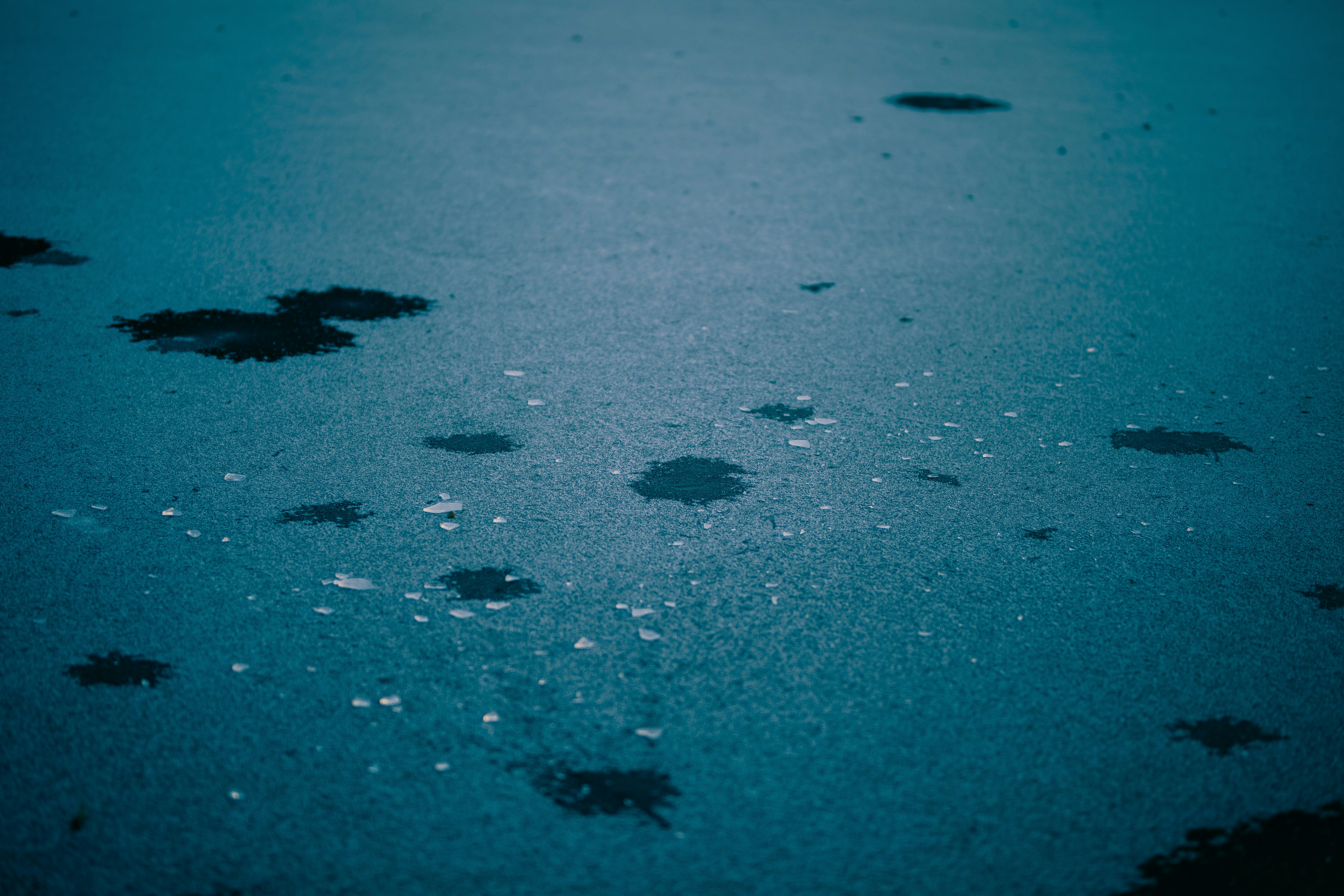 Eine Gruppe von Fußabdrücken, die sich auf dem Boden befinden