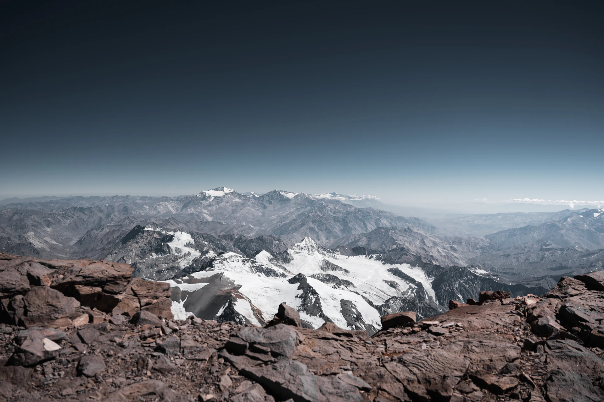 Cerro Aconcagua y Cordillera de Los Andes
