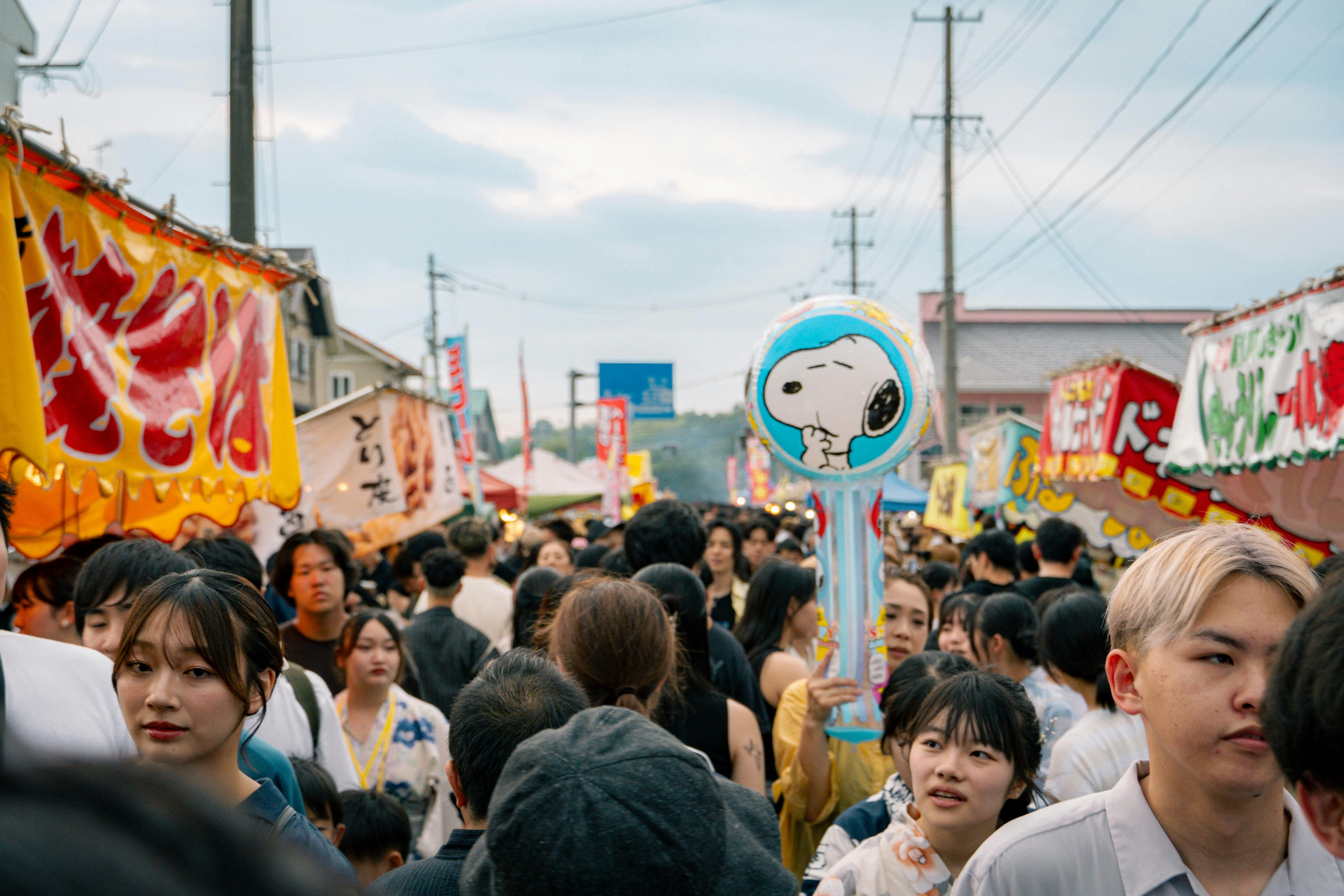 Anime festival crowd