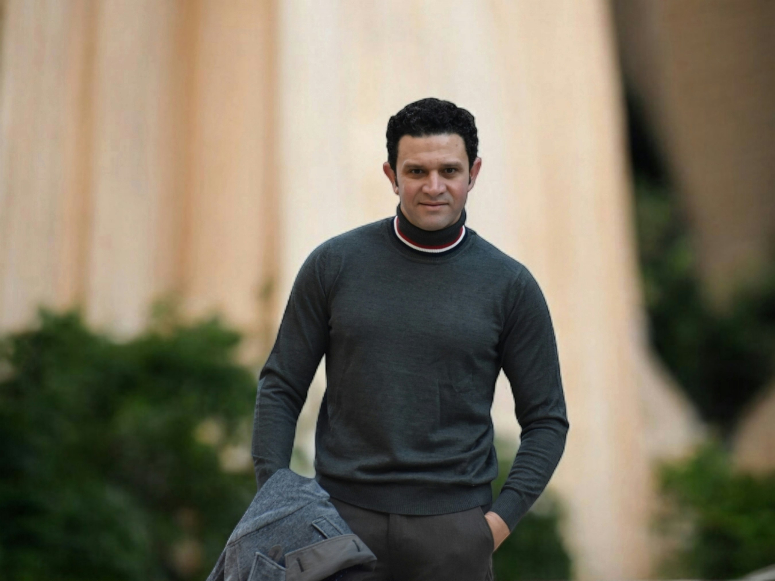 Charcoal Cashmere Crewneck
