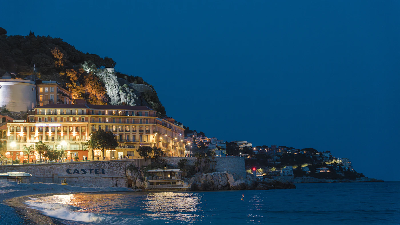 A Mediterranean harbour town at night — placeholder for the Malta After Dark collection