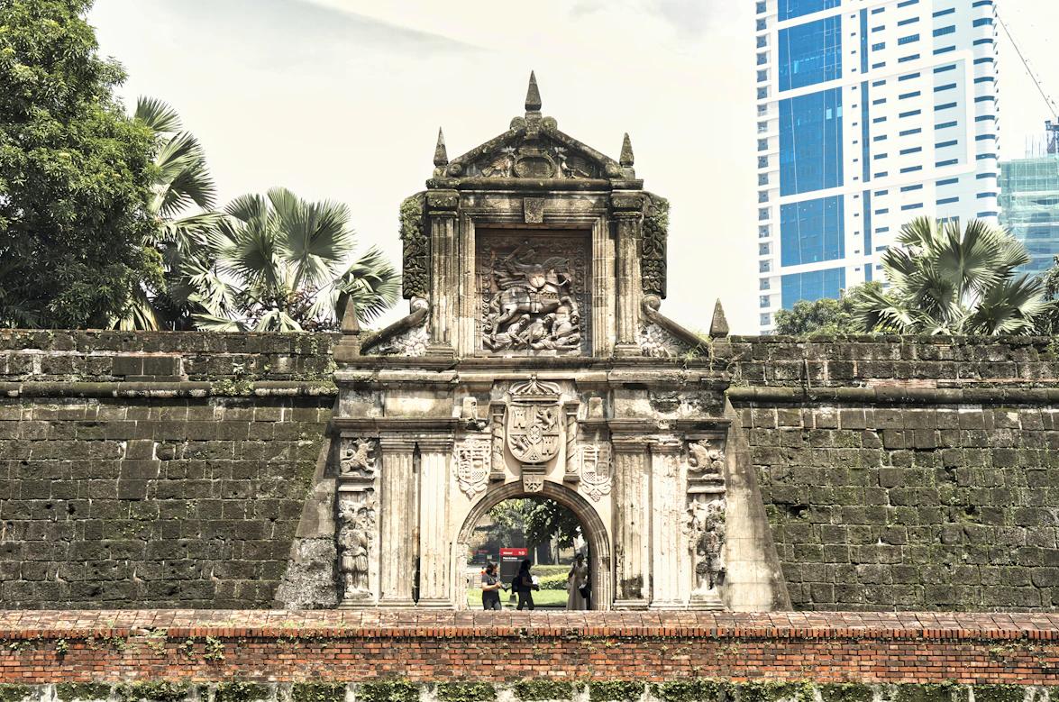 The historical streets of Intramuros Manila