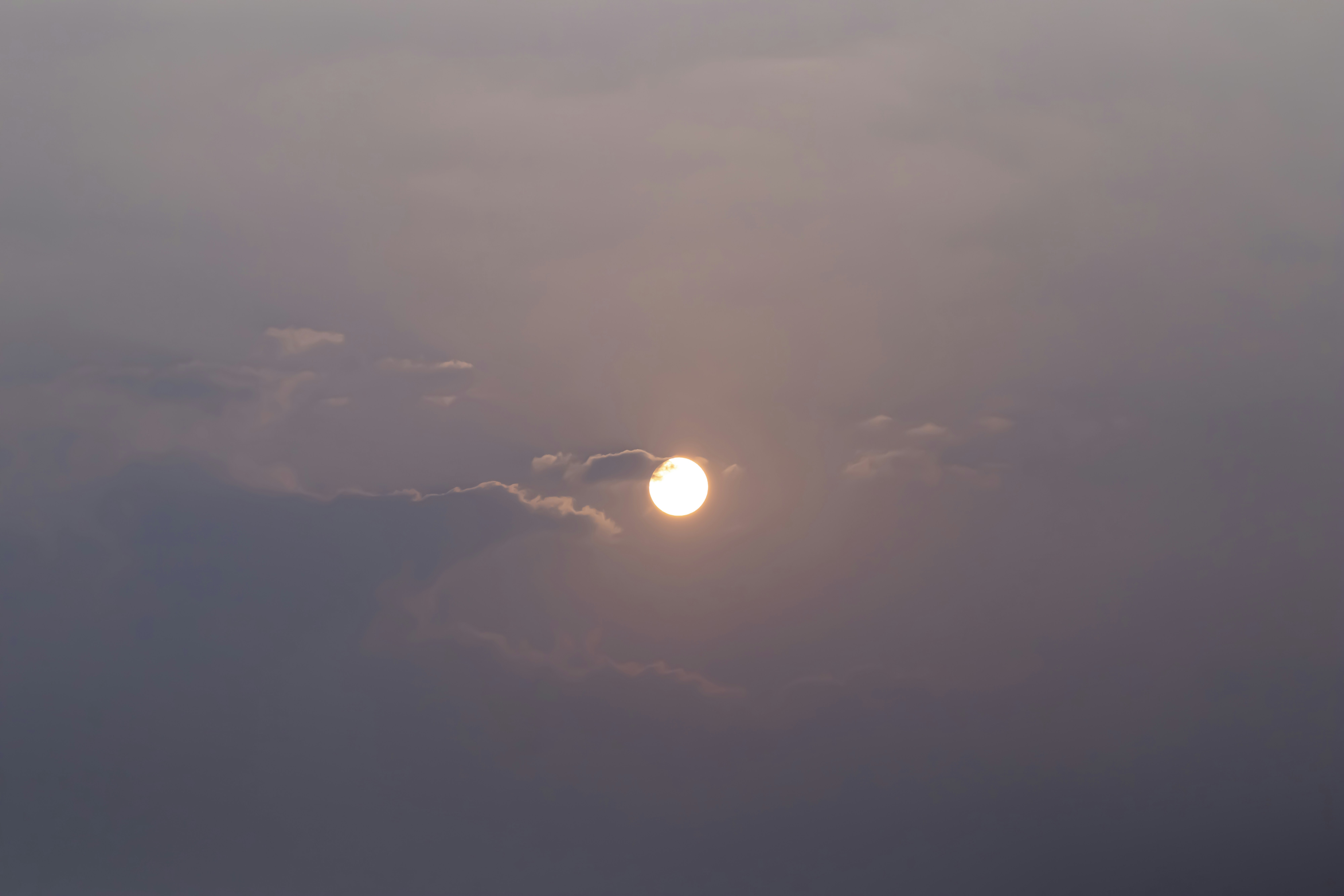 The sun is shining through the clouds in the sky photo – Free Surat ...