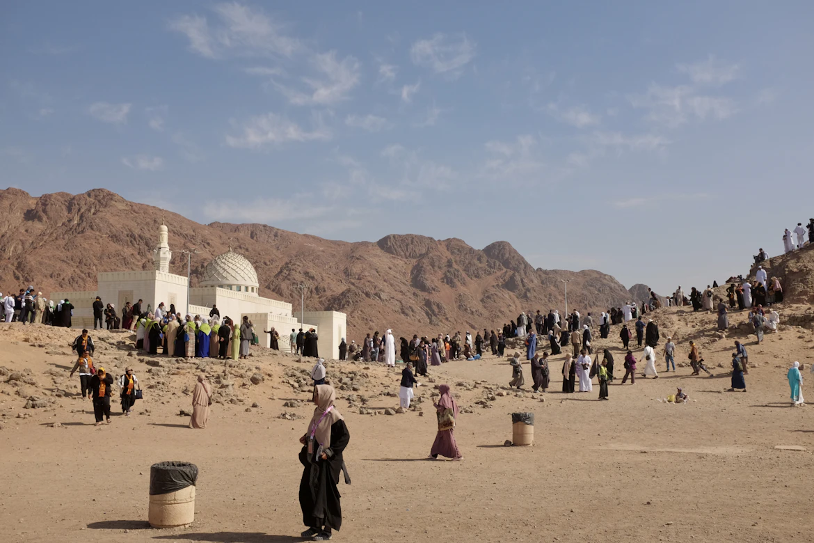 Jabal Uhud di Madinah, gunung bersejarah tempat terjadinya Perang Uhud dalam sejarah Islam